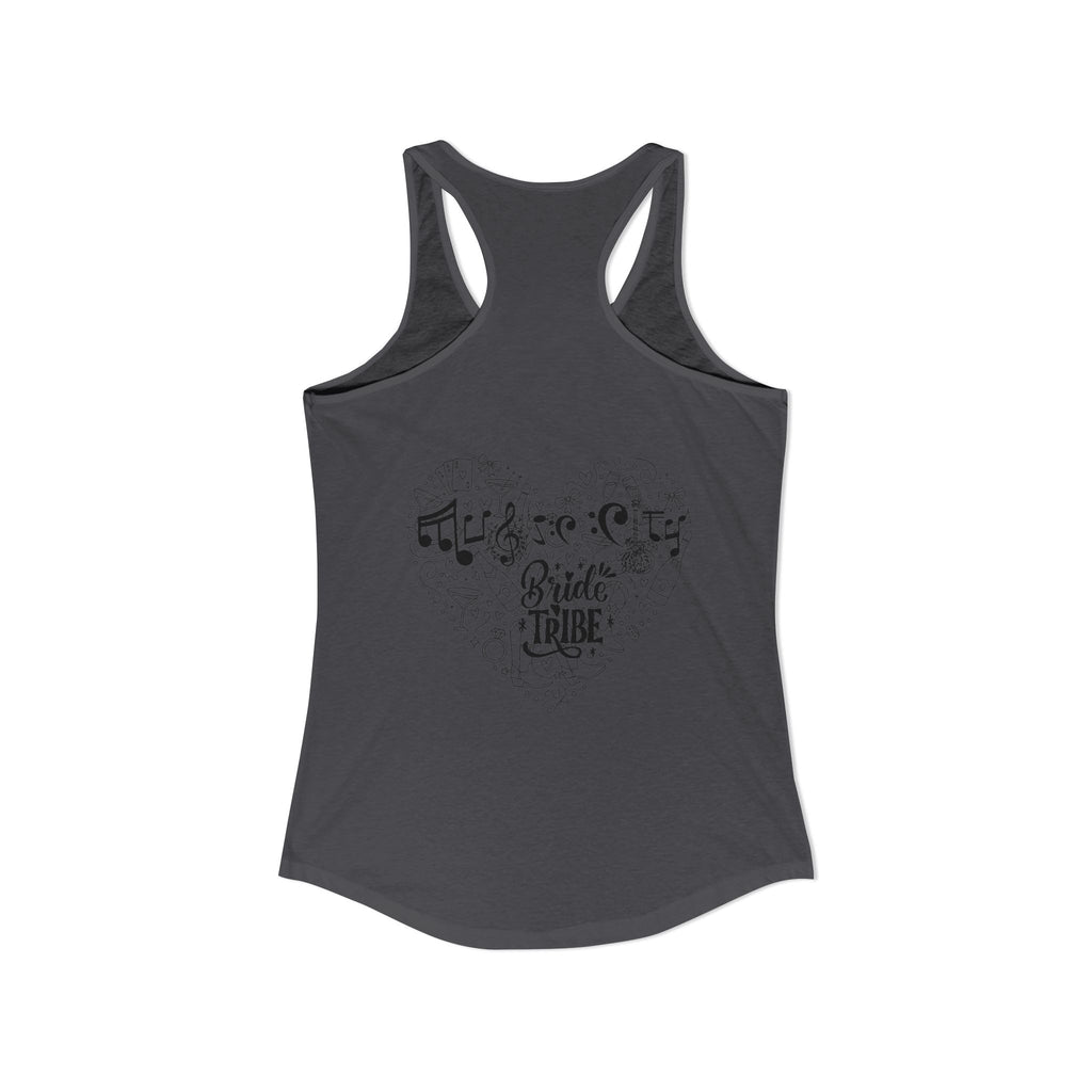 Personalized "Music City Bride Tribe Nash Bach" Racerback Tank - Bachelorette Weekend Wear