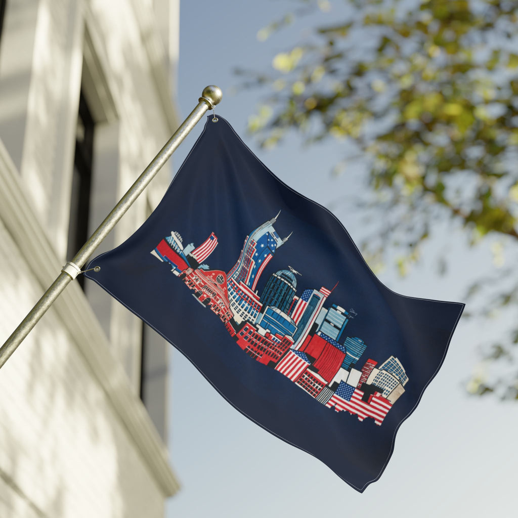 "Music City© Celebrates America 250" Commemorative Double Sided Flag