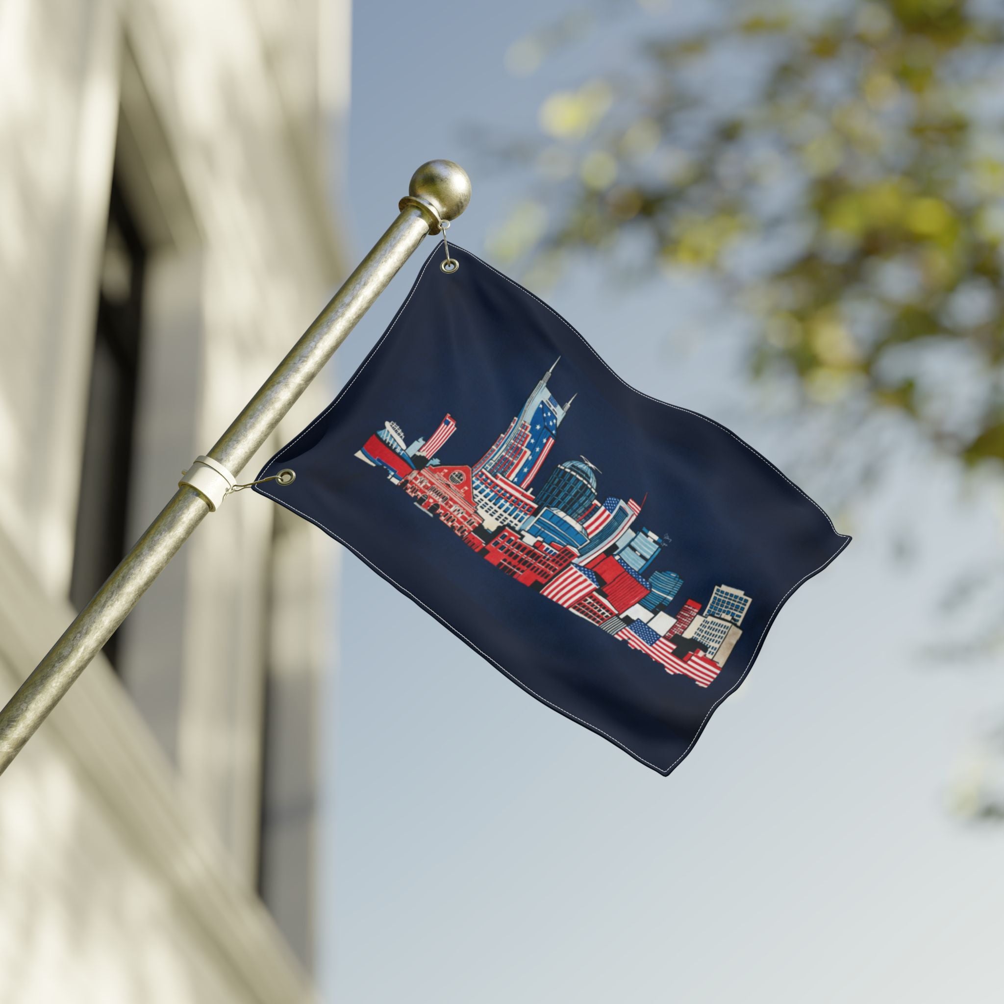 "Music City© Celebrates America 250" Commemorative Double Sided Flag