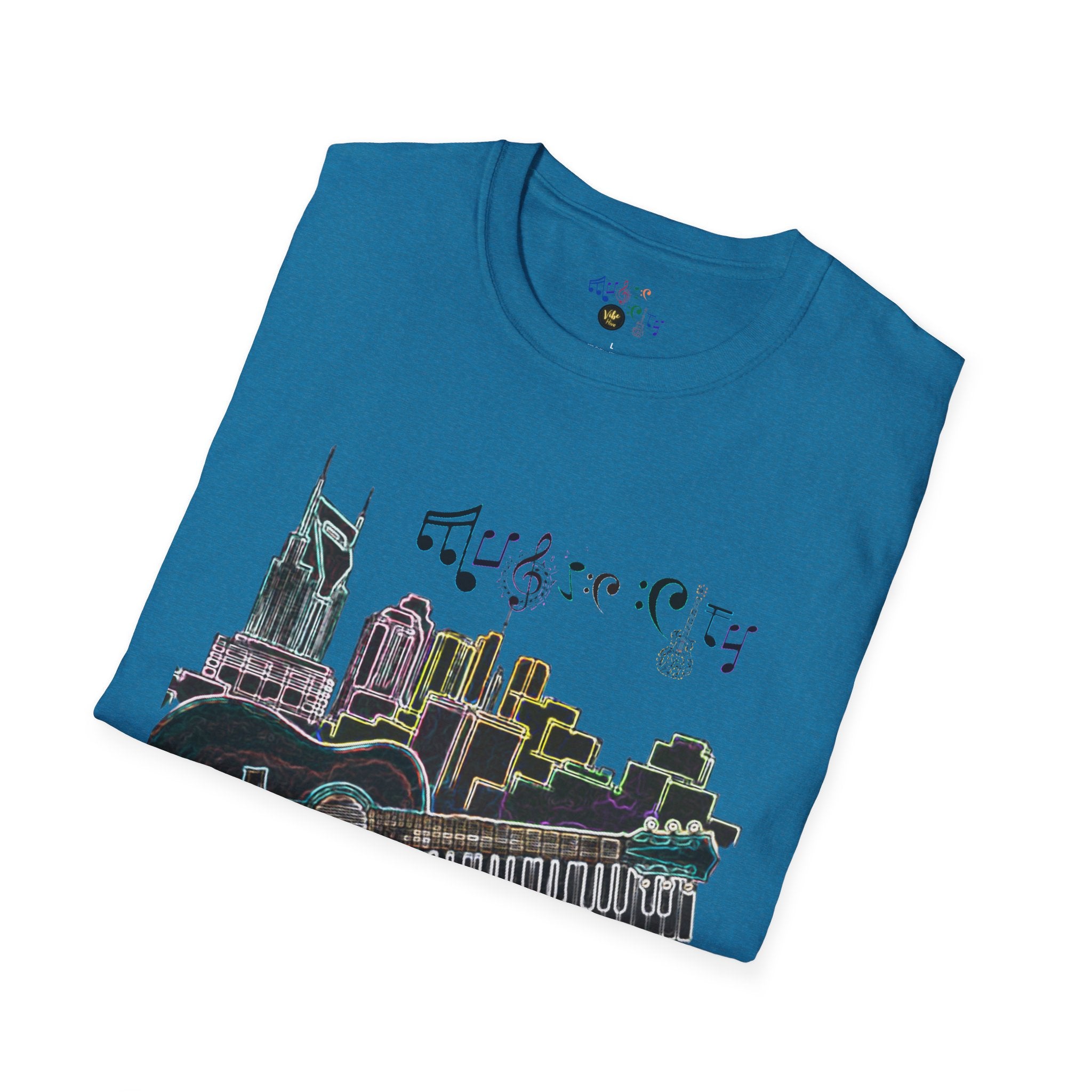 "Music City© Vibe" Unisex Double-Sided Tee