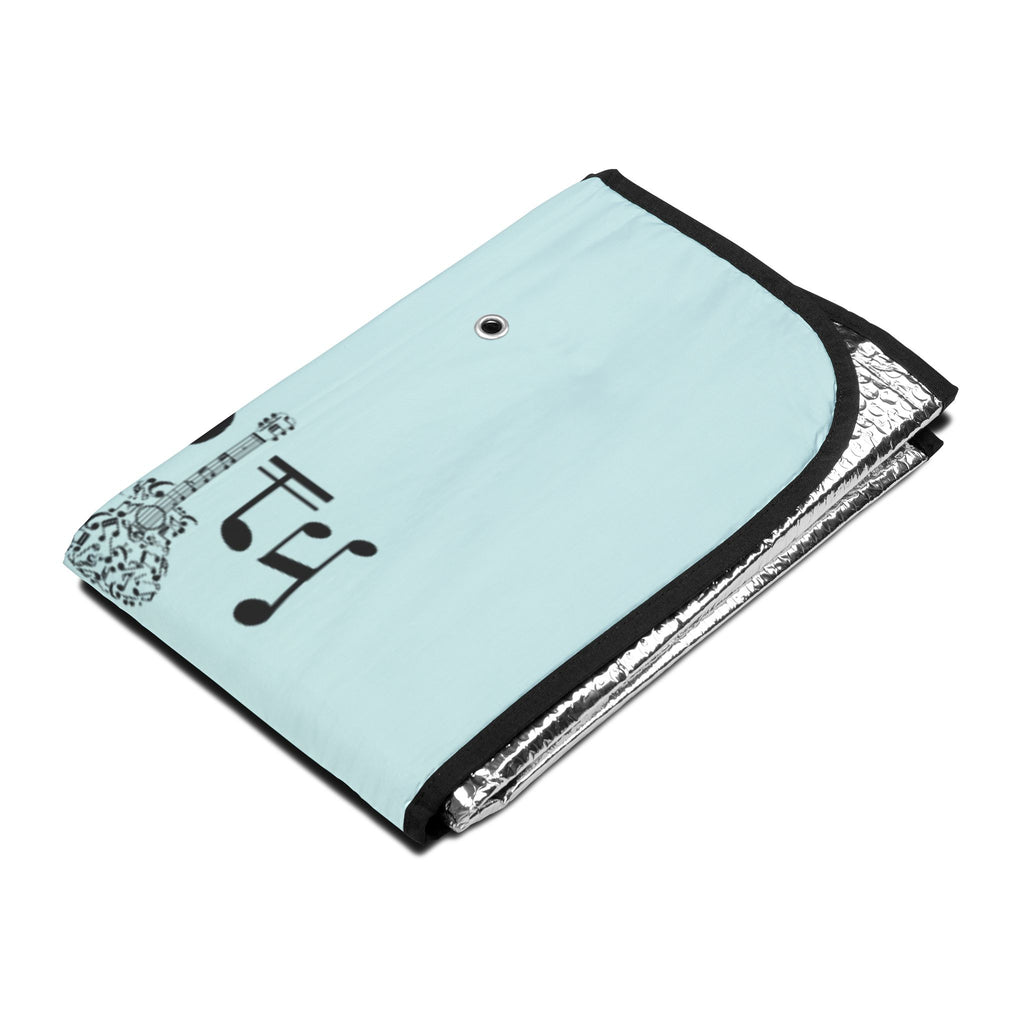 "Music City© Skyline" Foldable Car Sun Shade