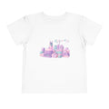 Girl's Toddler Tee with Pastel MusicCityscape