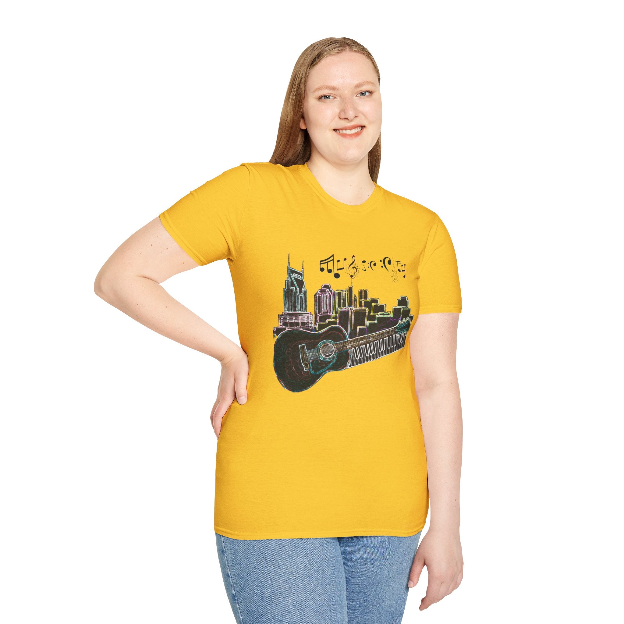 "Music City© Vibe" Unisex Double-Sided Tee