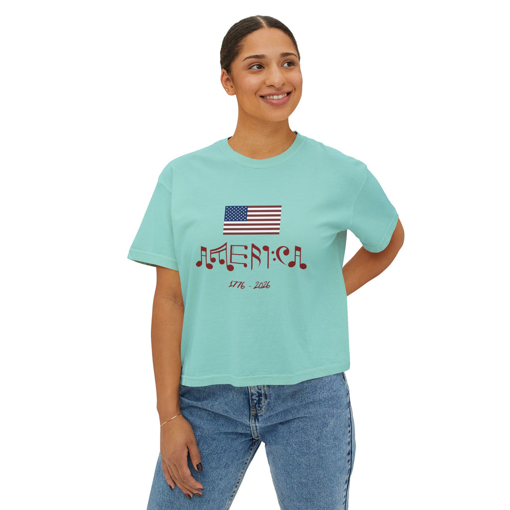 "Classic American Cadence" Boxy Ladies Tee