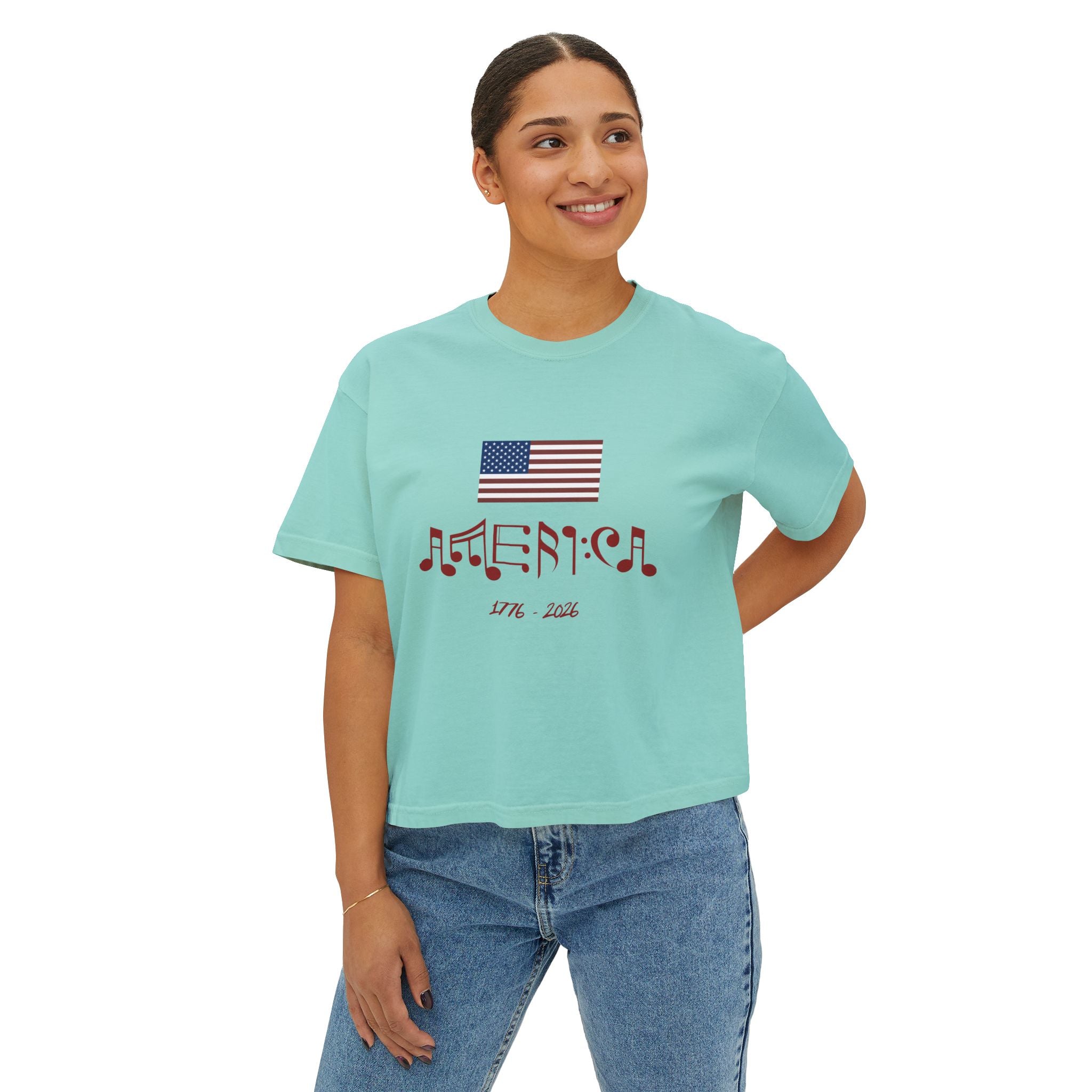 "Classic American Cadence" Boxy Ladies Tee