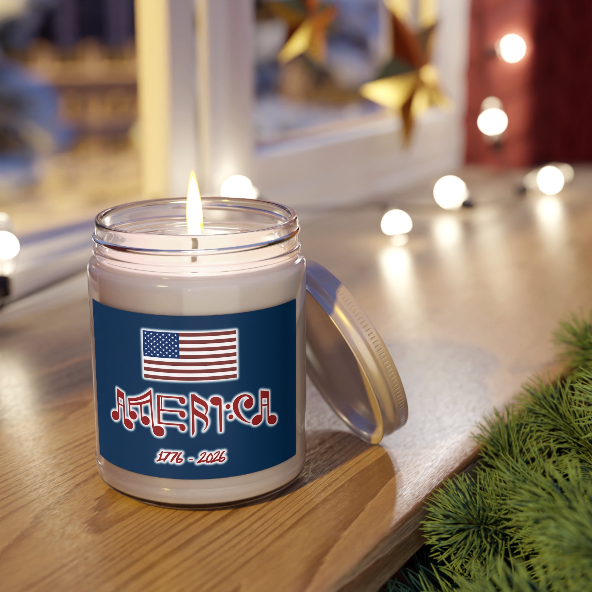 "America 1776-2026" Commemorative Blue Label Soy Candle