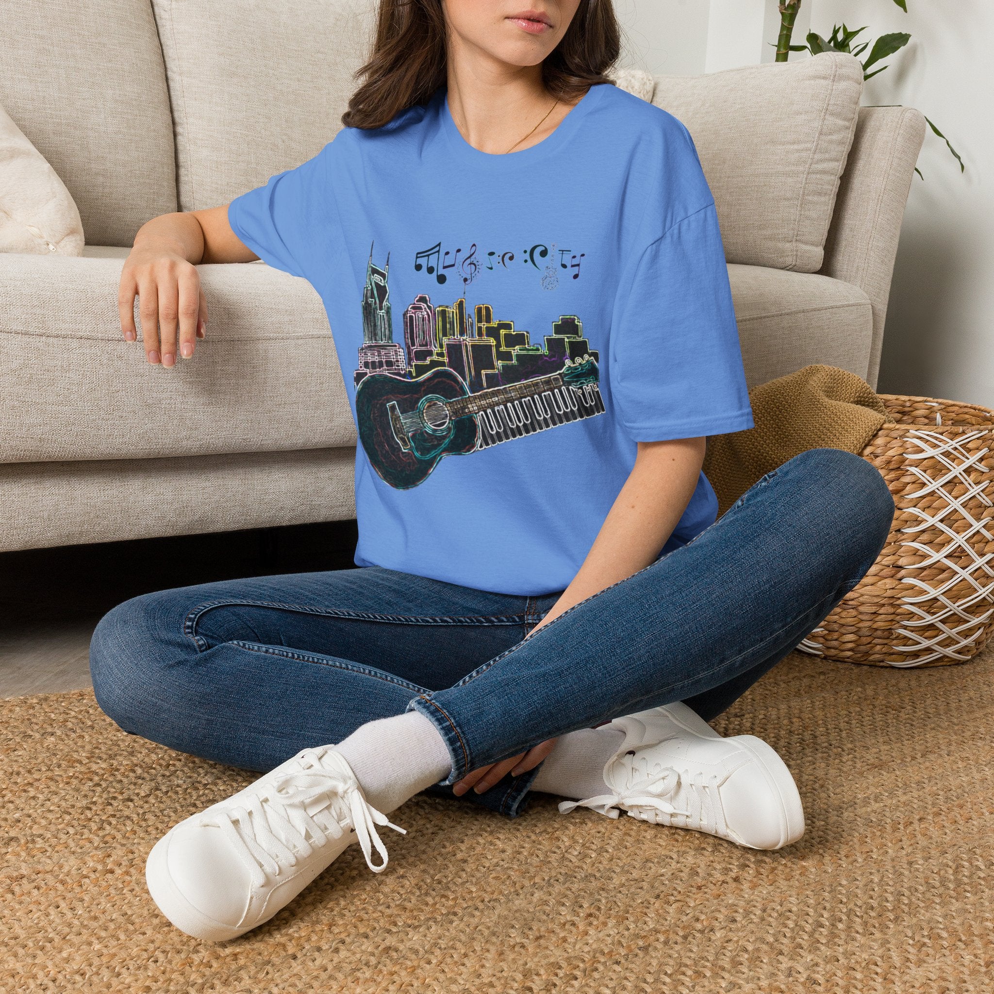 "Music City© Vibe" Unisex Double-Sided Tee