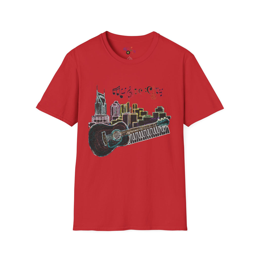 "Music City© Vibe" Unisex Double-Sided Tee