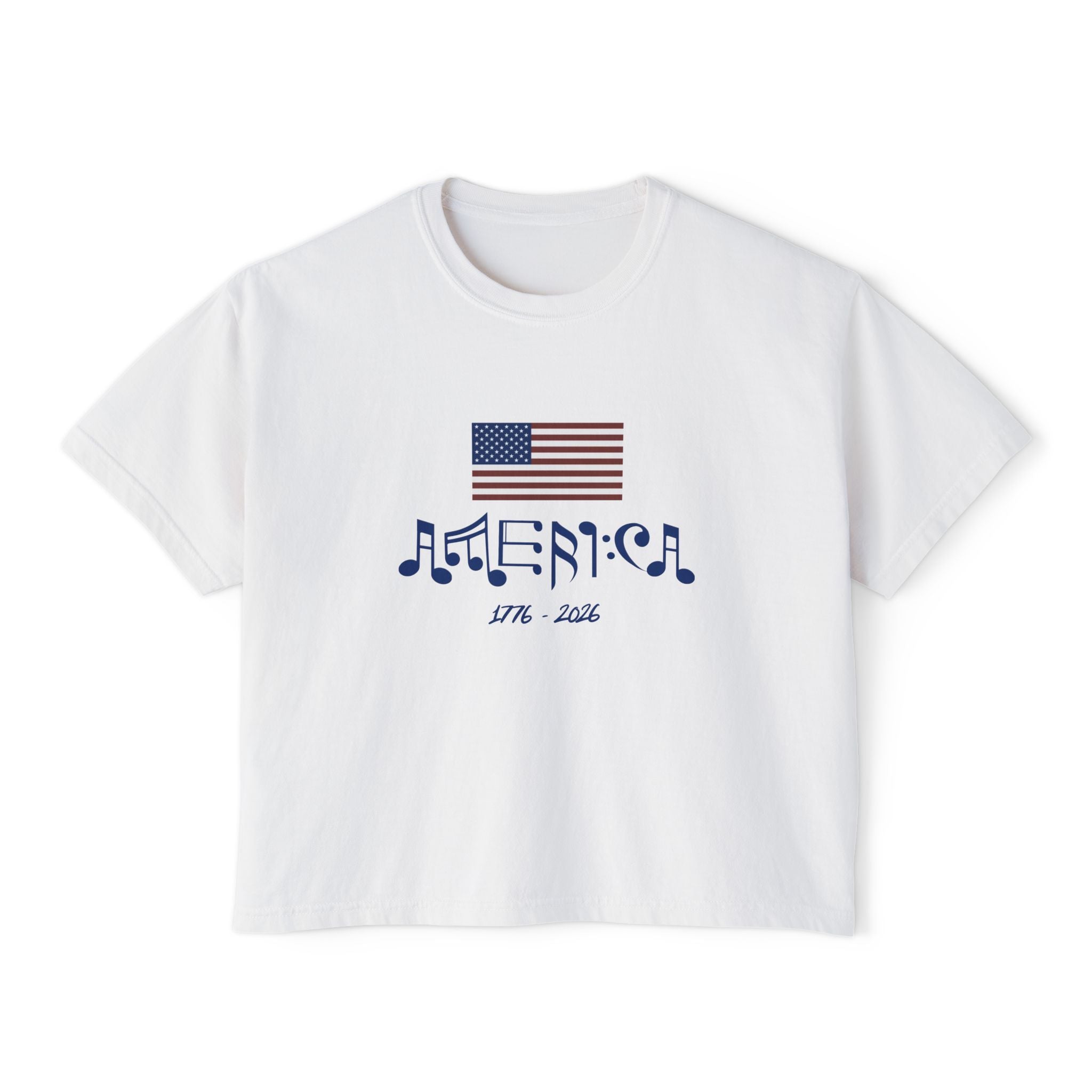 "Classic American Cadence" Boxy Ladies Tee