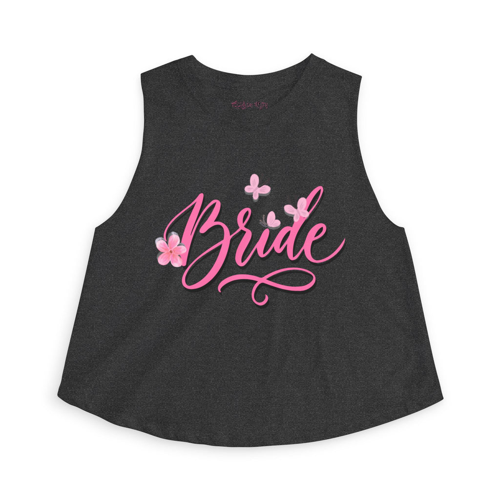 "Bride" Crop Top — Bachelorette & Bridal Shower Tank