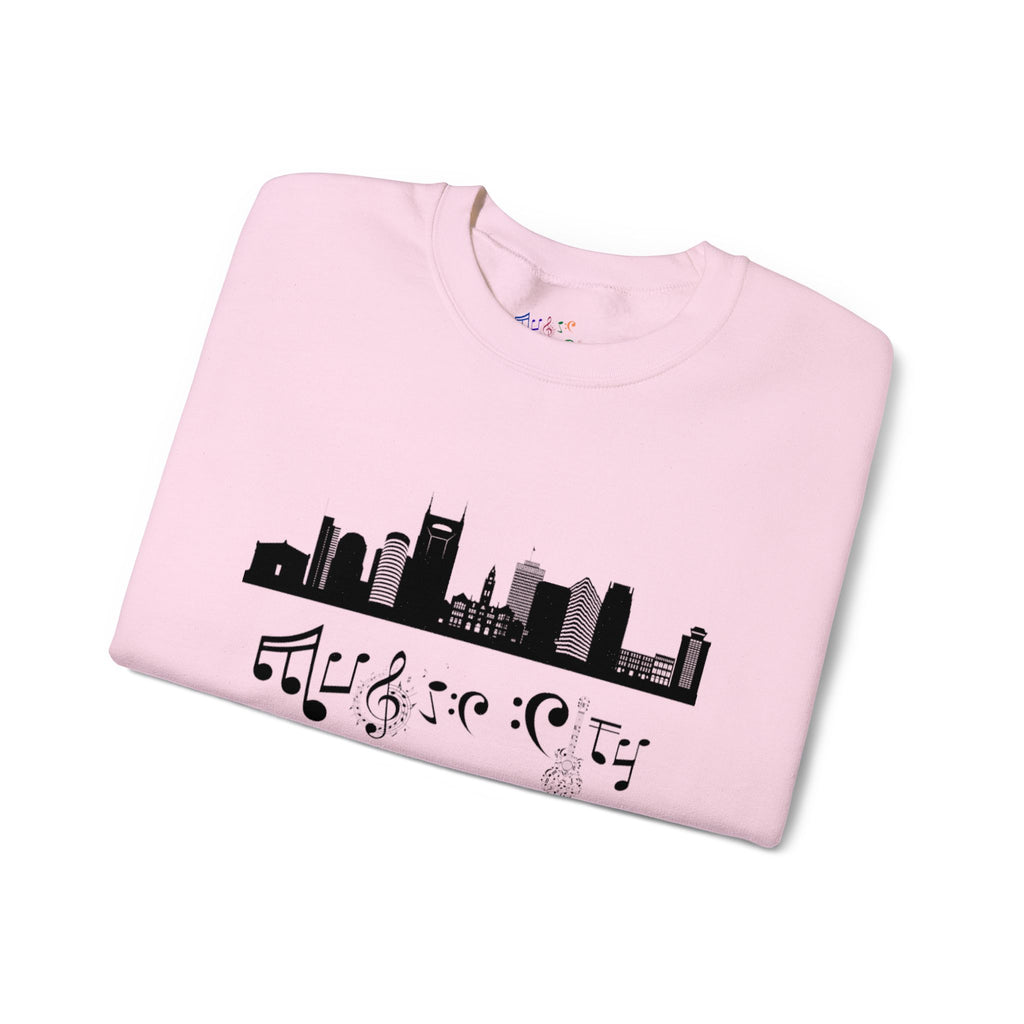 "Music City© Skyline" Embroidered Sweatshirt
