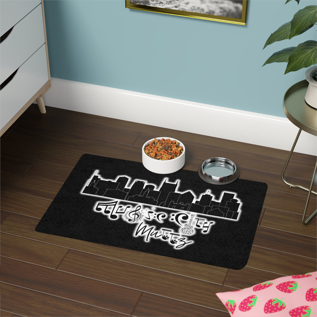 "Music City© Muttz" Non-Slip Pet Food Mat