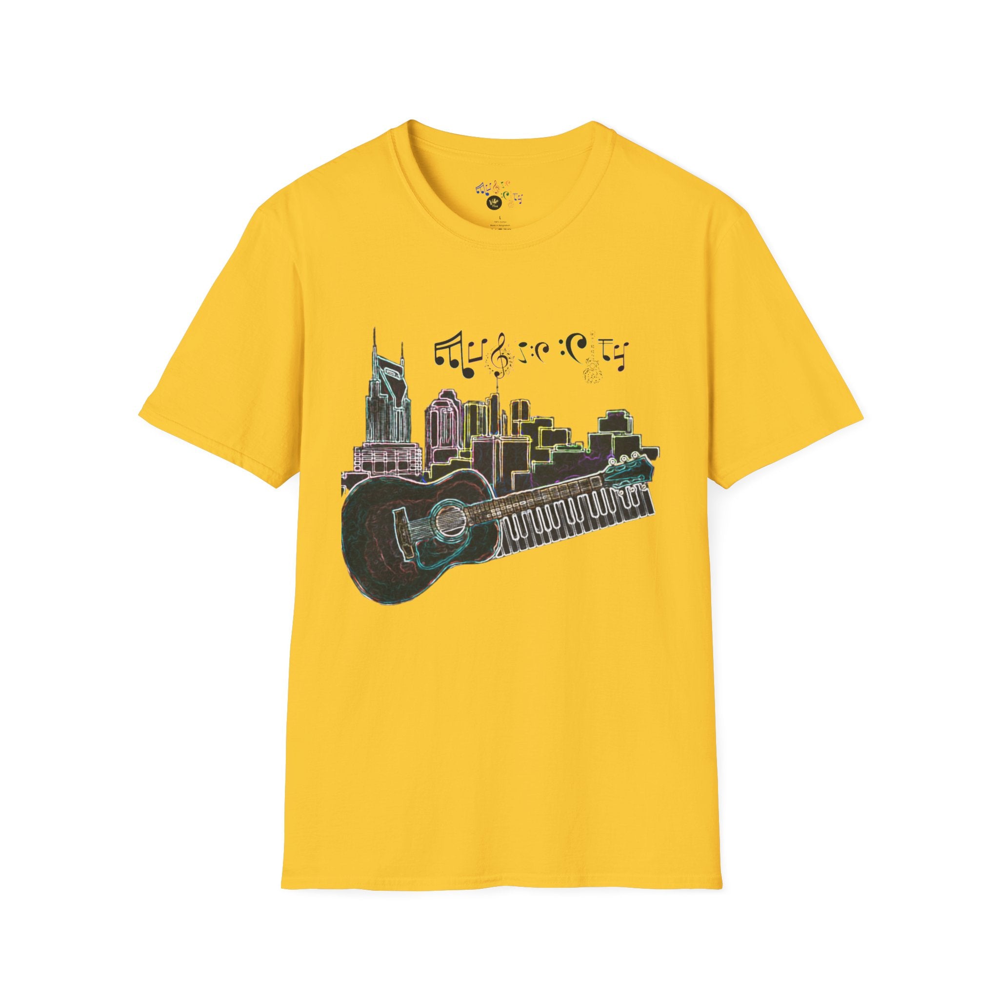 "Music City© Vibe" Unisex Double-Sided Tee