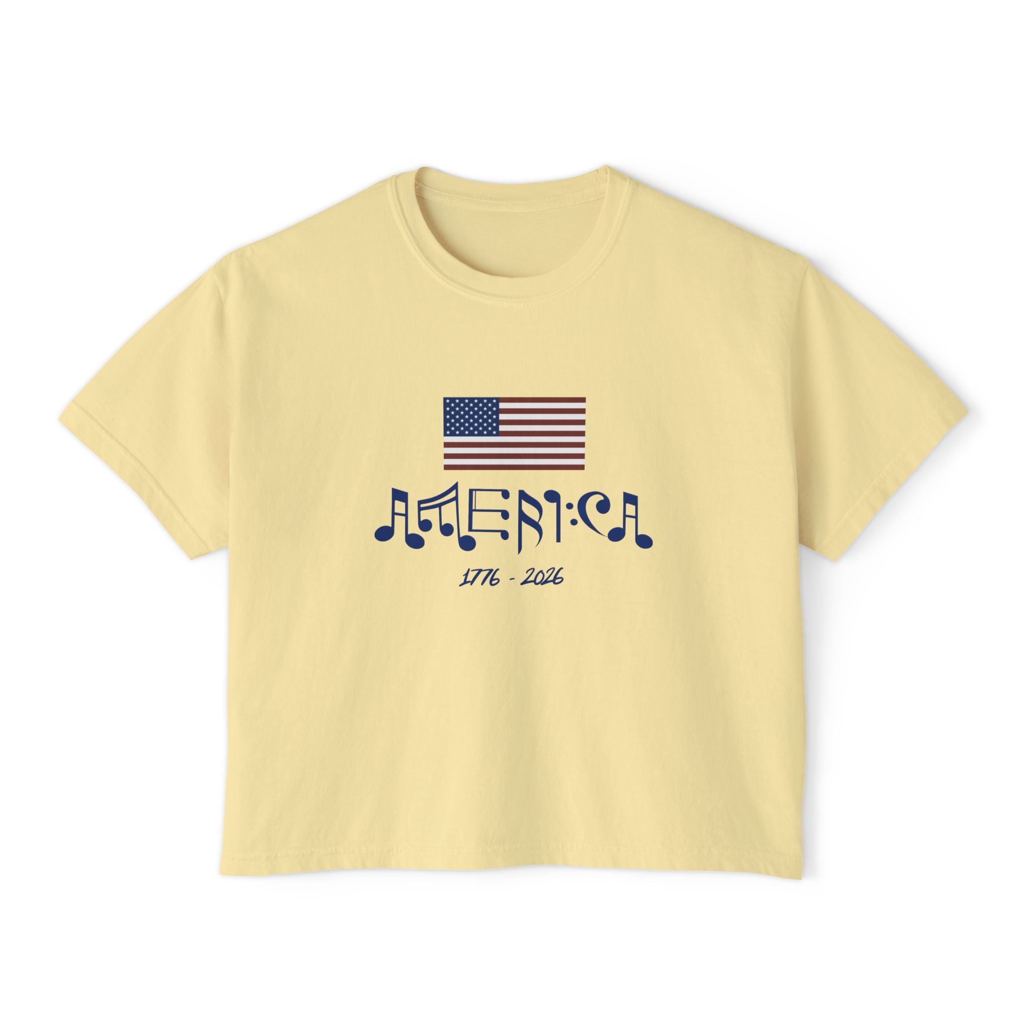 "Classic American Cadence" Boxy Ladies Tee