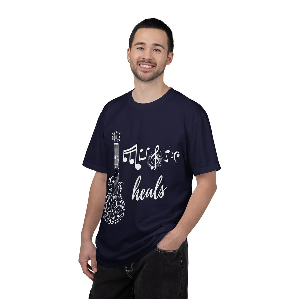 "Music Heals" Graphic Tee - White