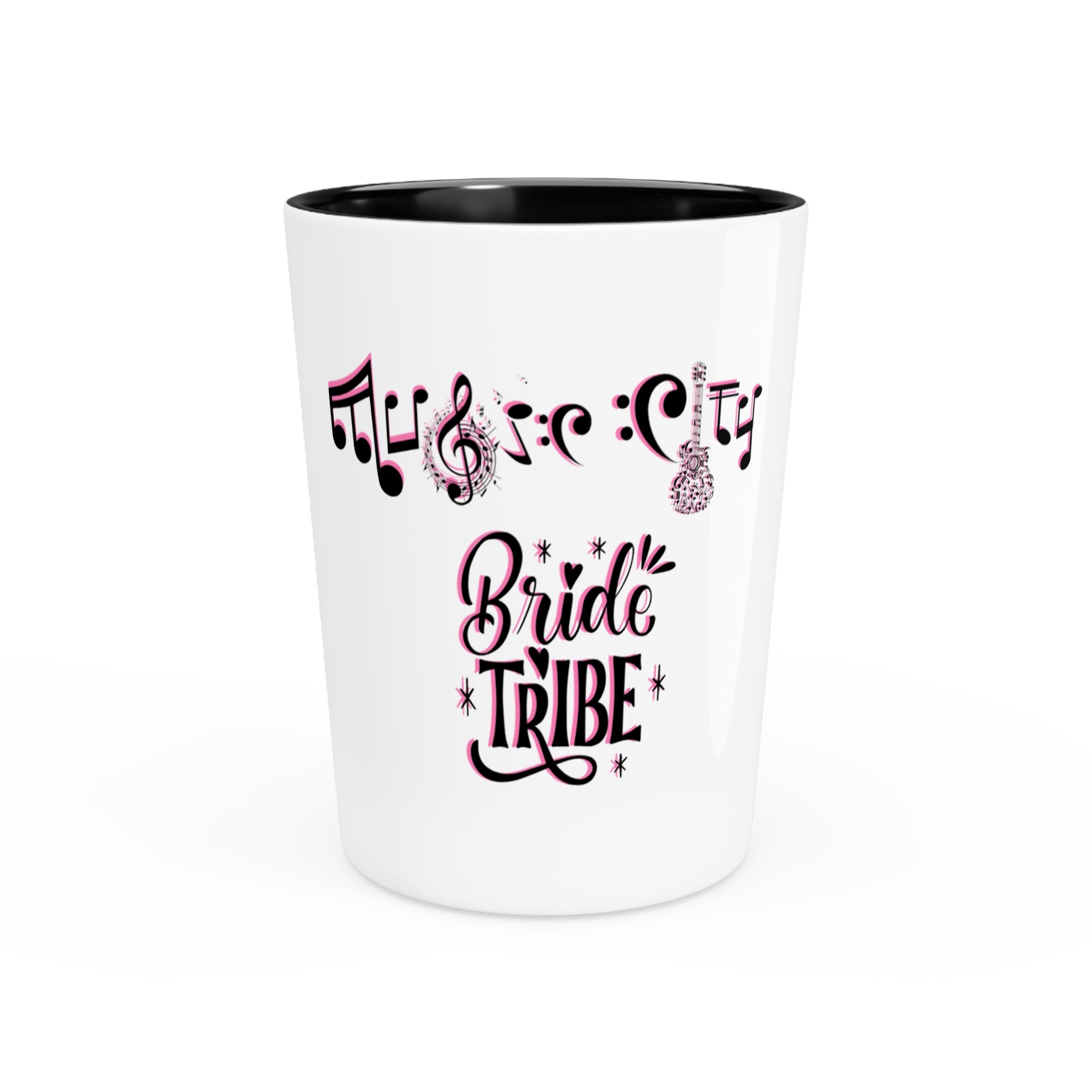"Music City© Bride Tribe" Ceramic Shot Glass - Bachelorette Party Keepsake