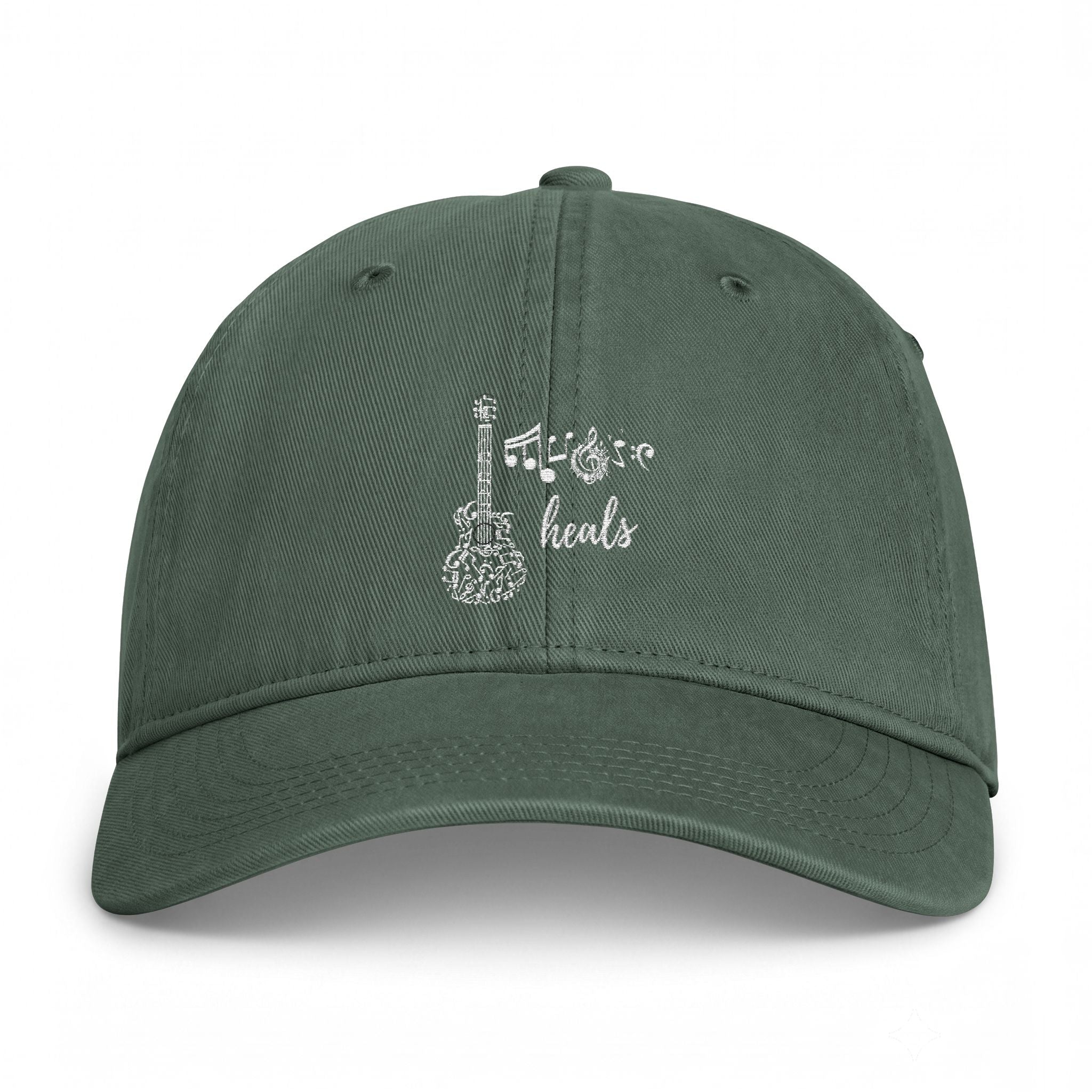 "Music Heals" Vintage Washed Hat