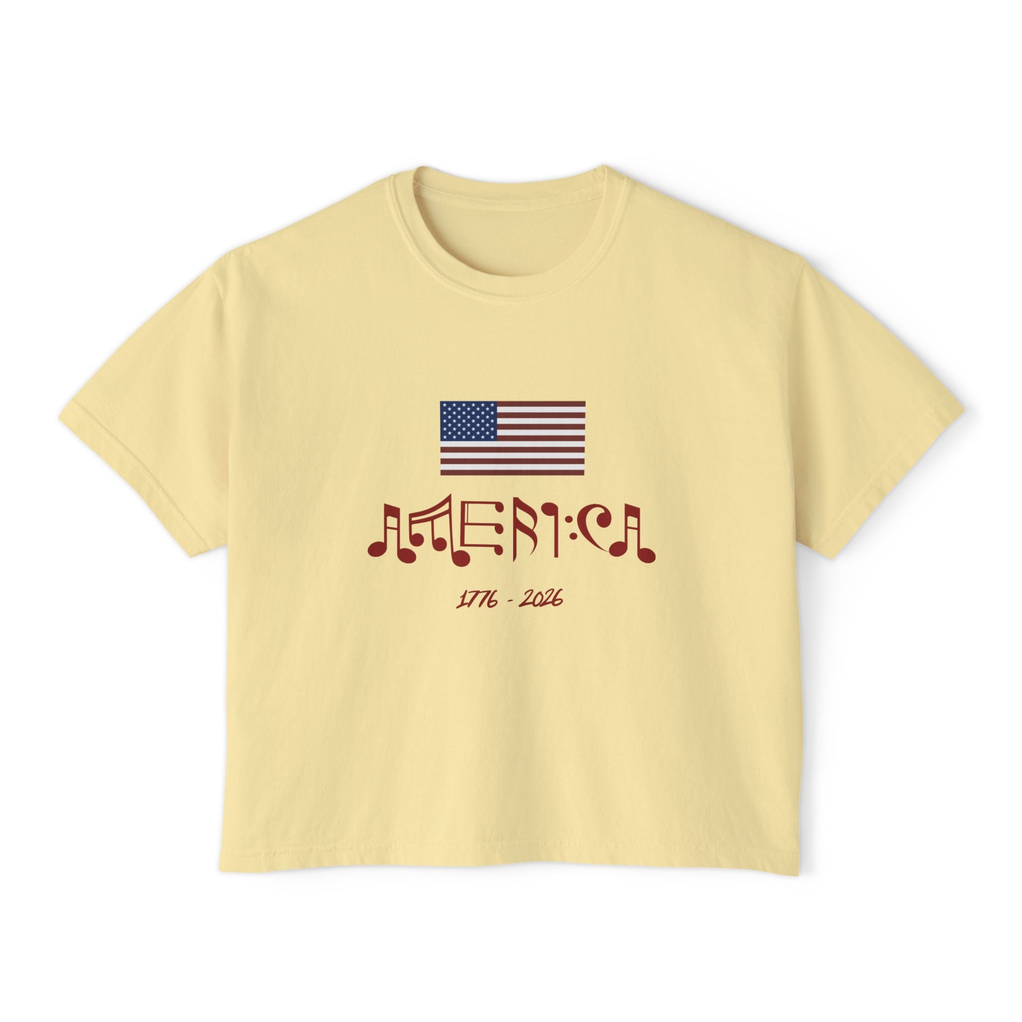 "Classic American Cadence" Boxy Ladies Tee