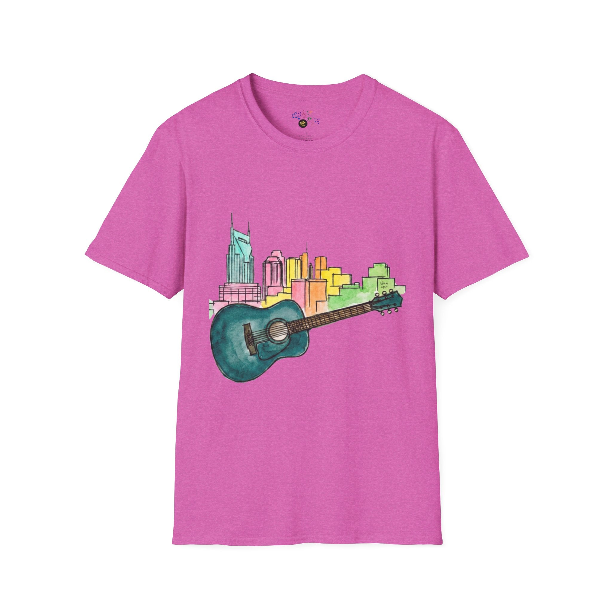 Watercolor MusicCityscape UnisexTee
