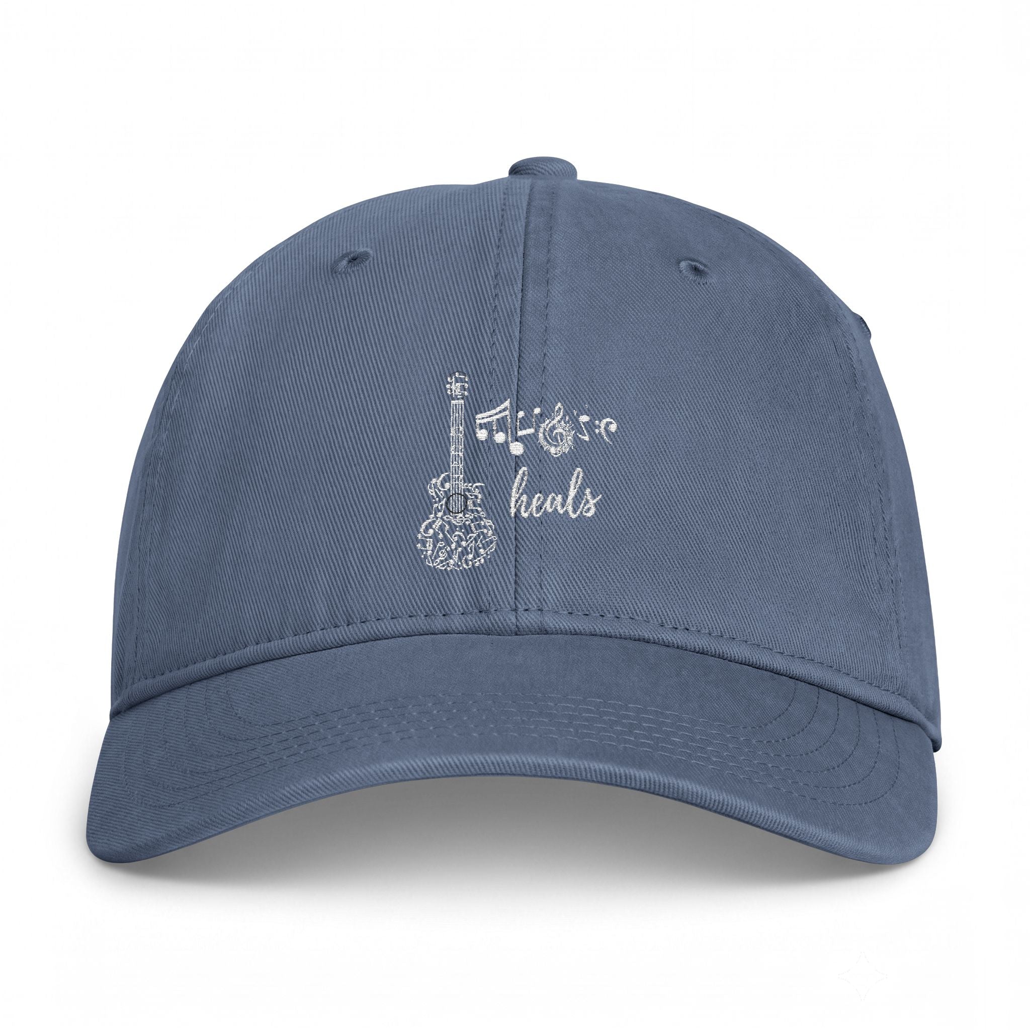 "Music Heals" Vintage Washed Hat