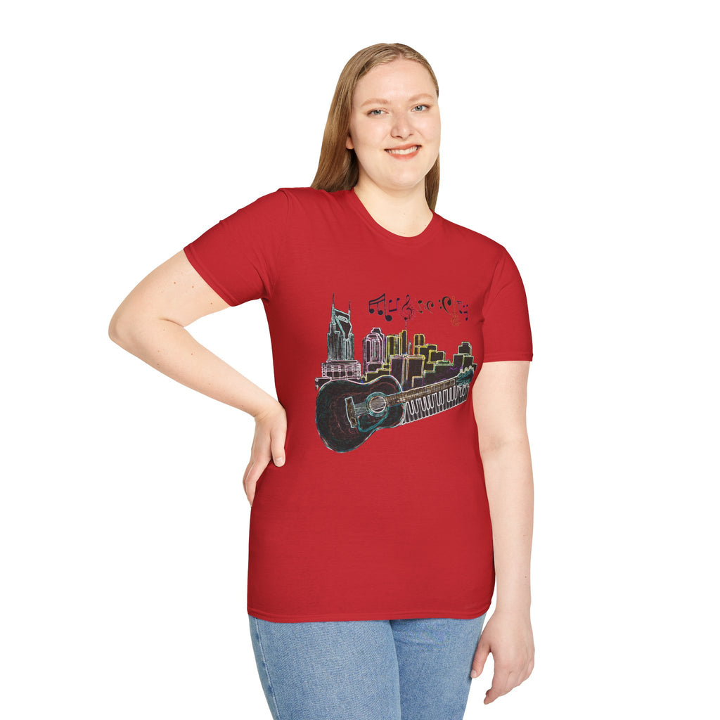 "Music City© Vibe" Unisex Double-Sided Tee