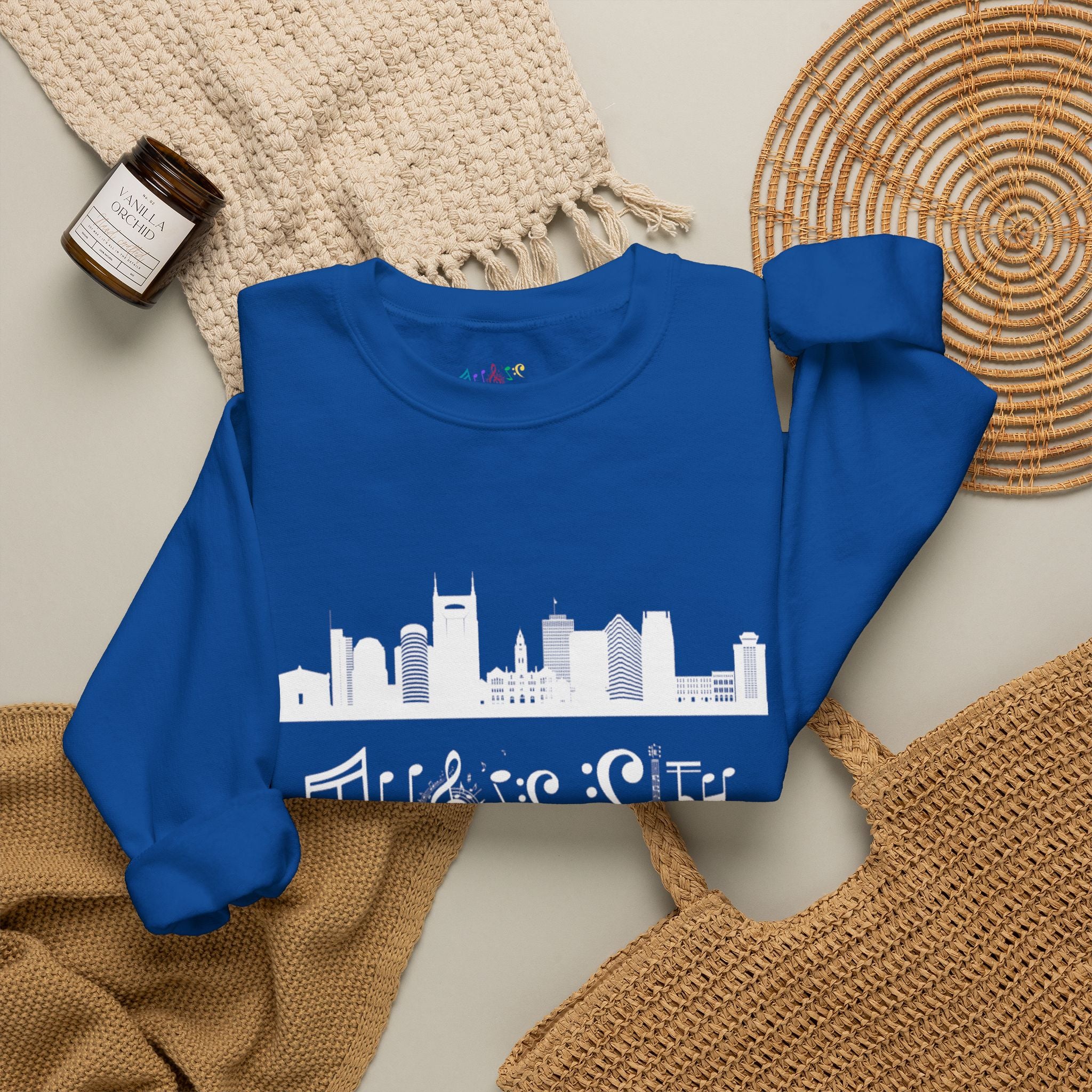 "Music City© Heritage" Embroidered Sweatshirt