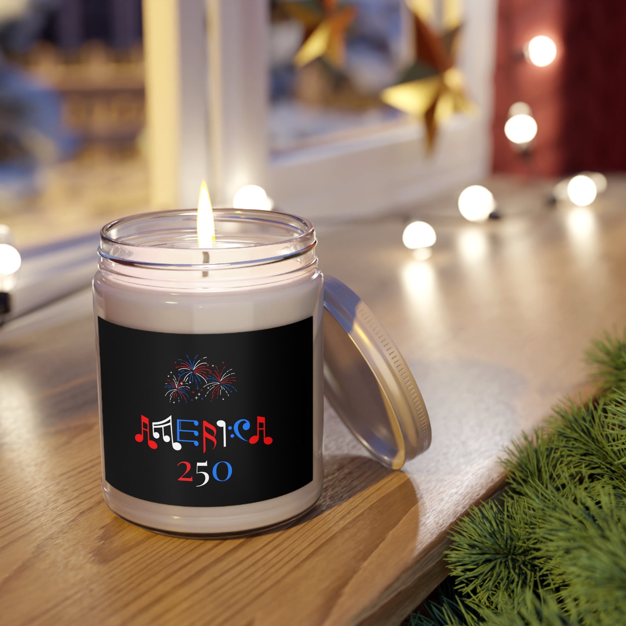 "America 250" Commemorative Candle