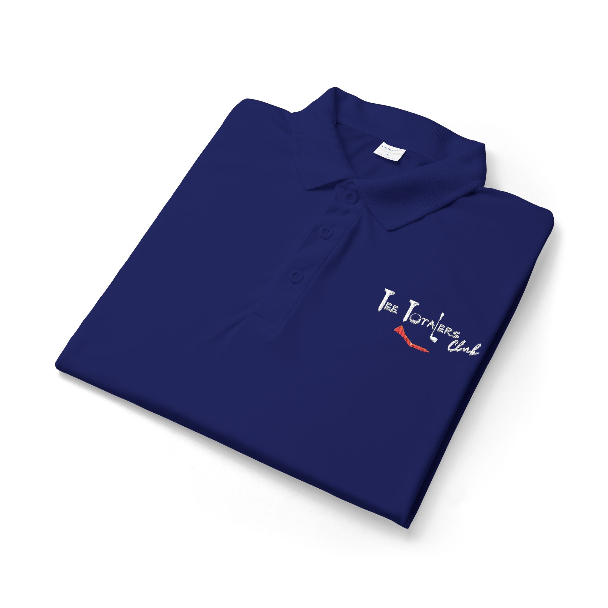 The "Tee Totalers Club" Embroidered Performance Polo