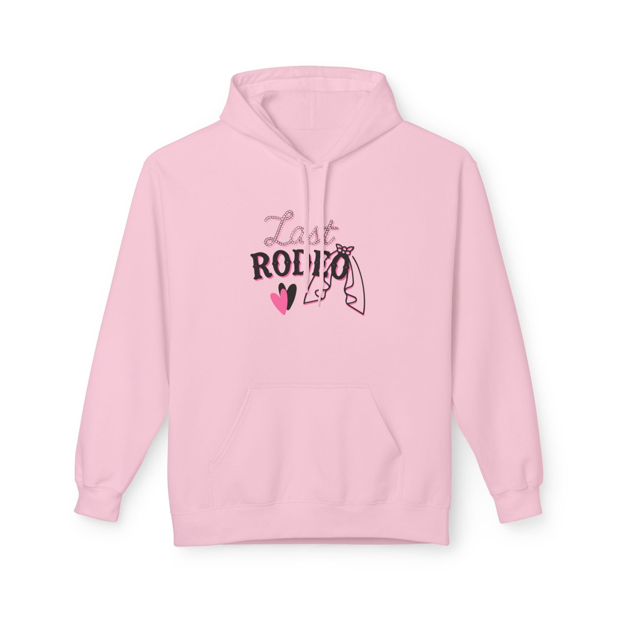 "Last Rodeo" Bride Tribe Hoodie — Bachelorette Party Pullover with Bride Tribe Script