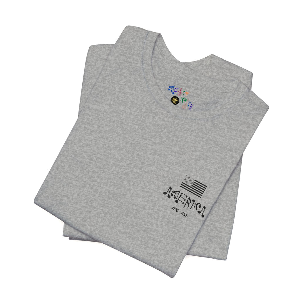   "Stars & Stitch" Embroidered American Flag Tee