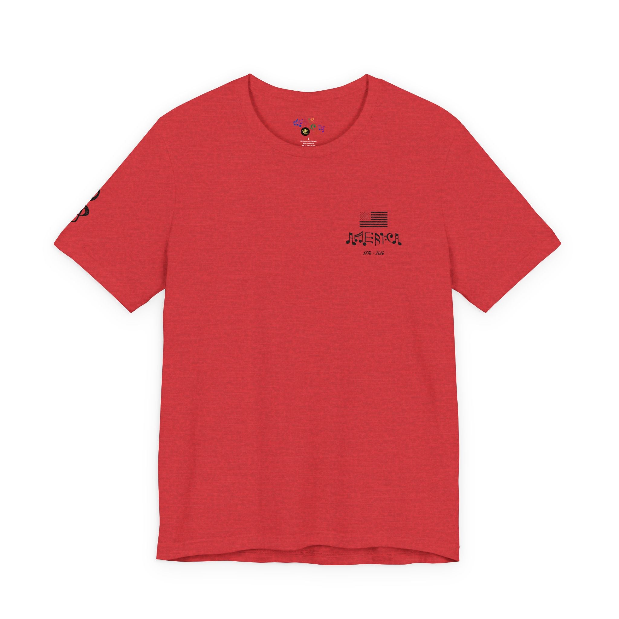   "Stars & Stitch" Embroidered American Flag Tee