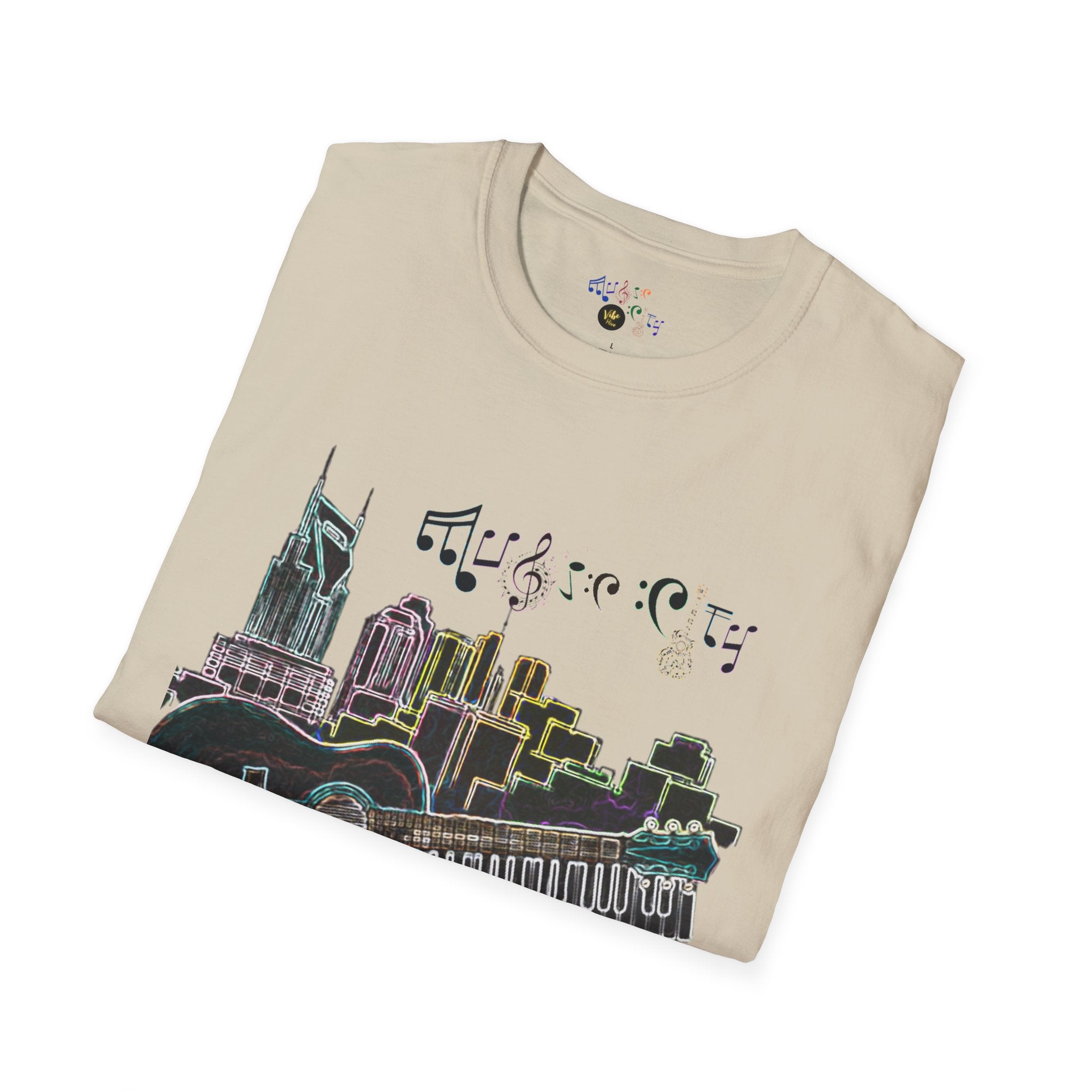 "Music City© Vibe" Unisex Double-Sided Tee