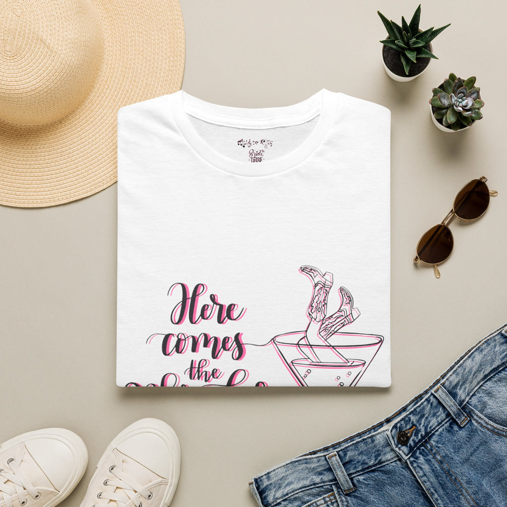 "Music City Bride Tribe: Here Comes the Bride" Tee — Bachelorette Bridal Party Tee