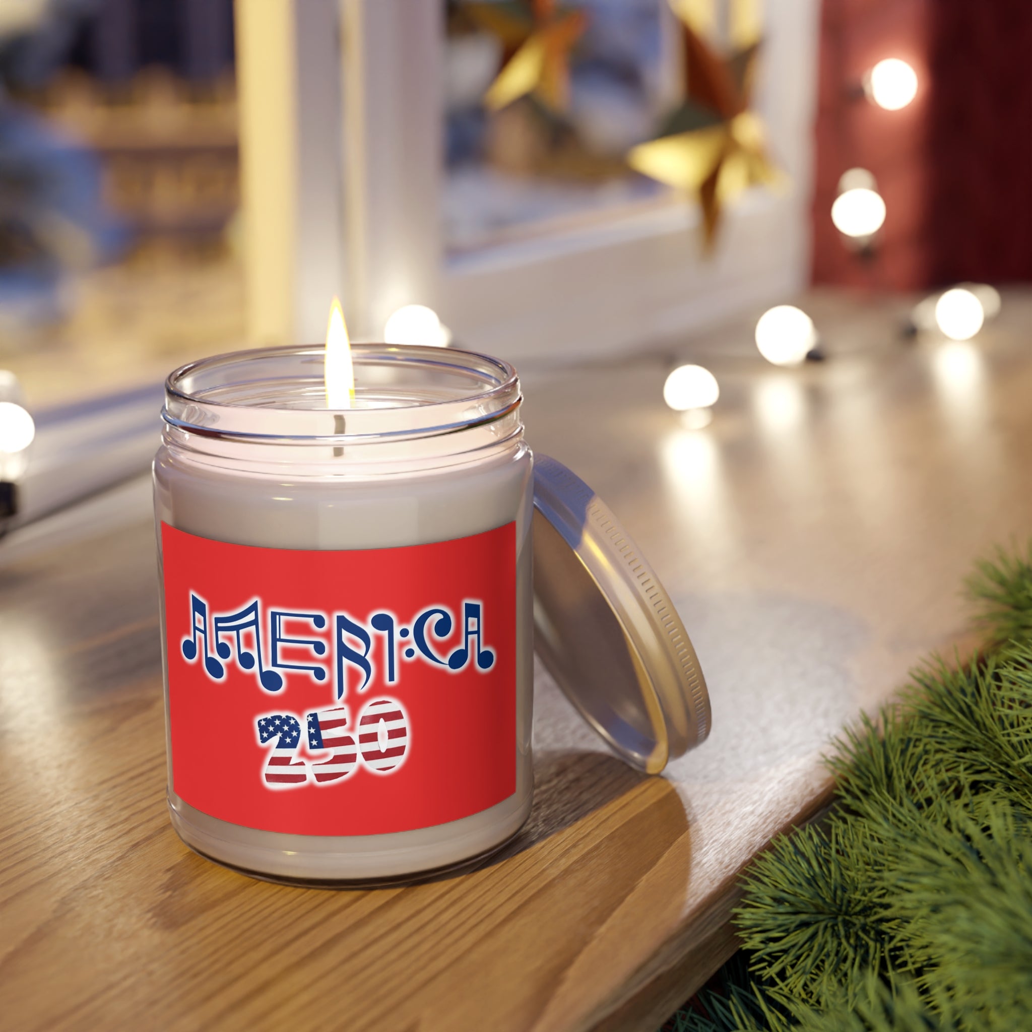 "America 250" Commemorative Red Label Soy Candle