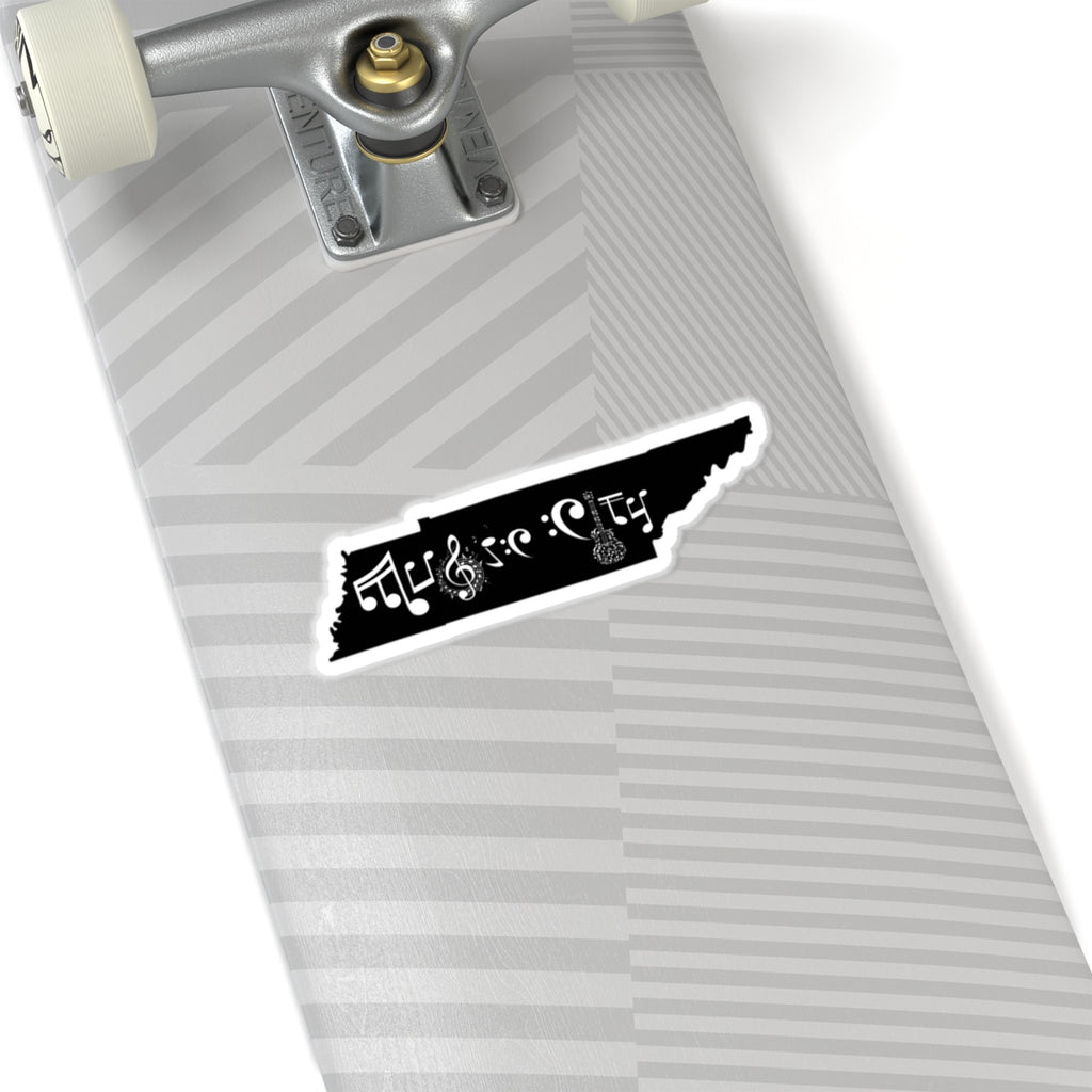 "Music City© Tennessee" Silhouette Kiss-Cut Sticker