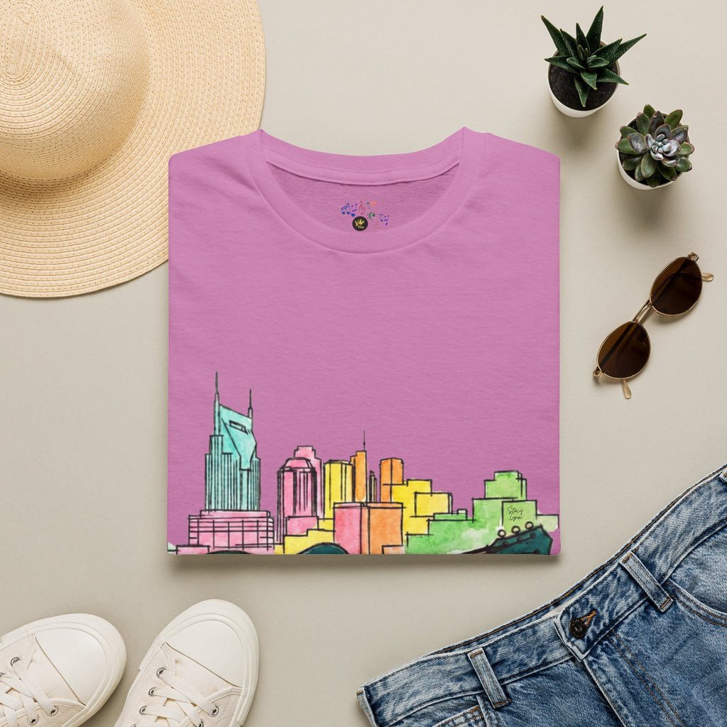 Watercolor MusicCityscape UnisexTee