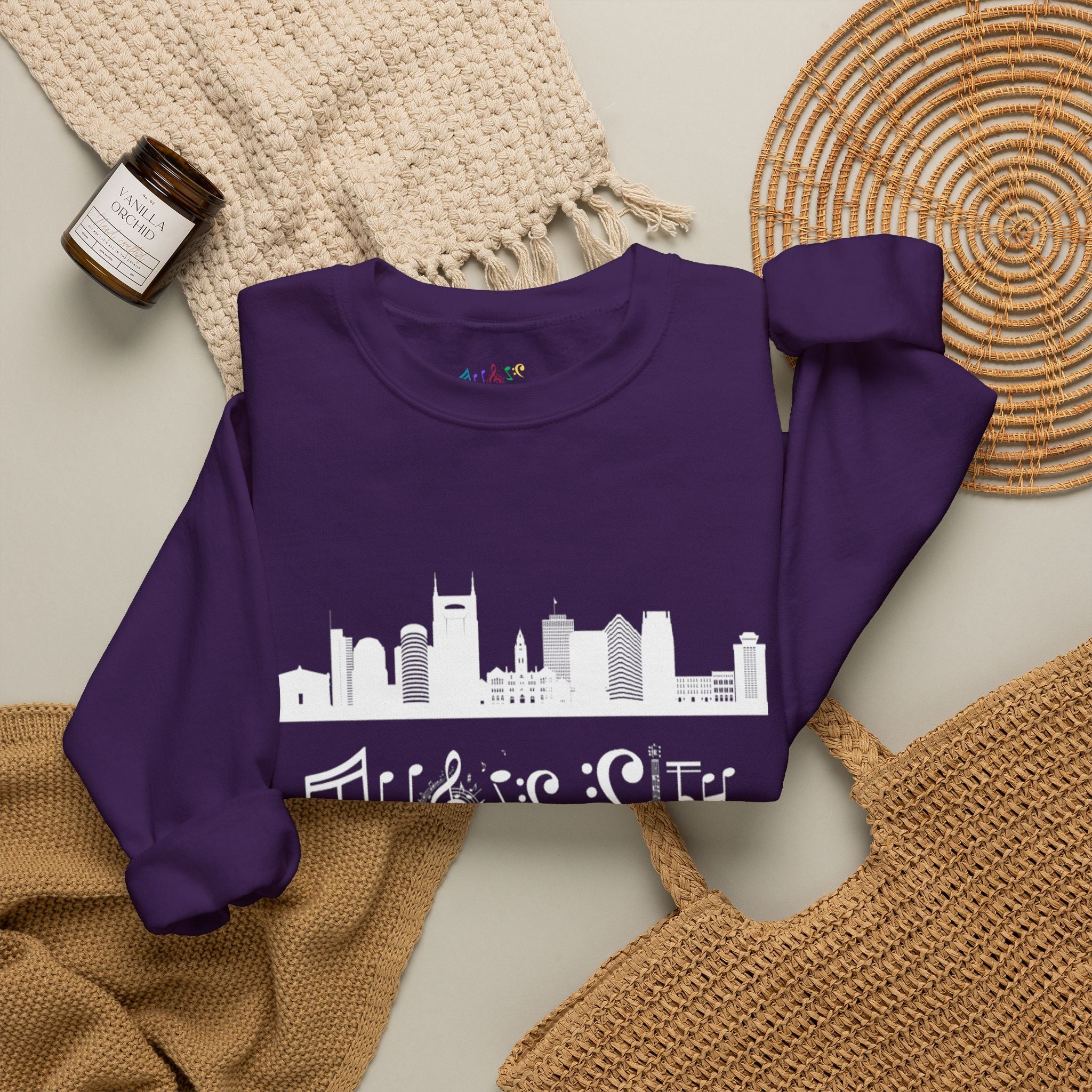 "Music City© Heritage" Embroidered Sweatshirt