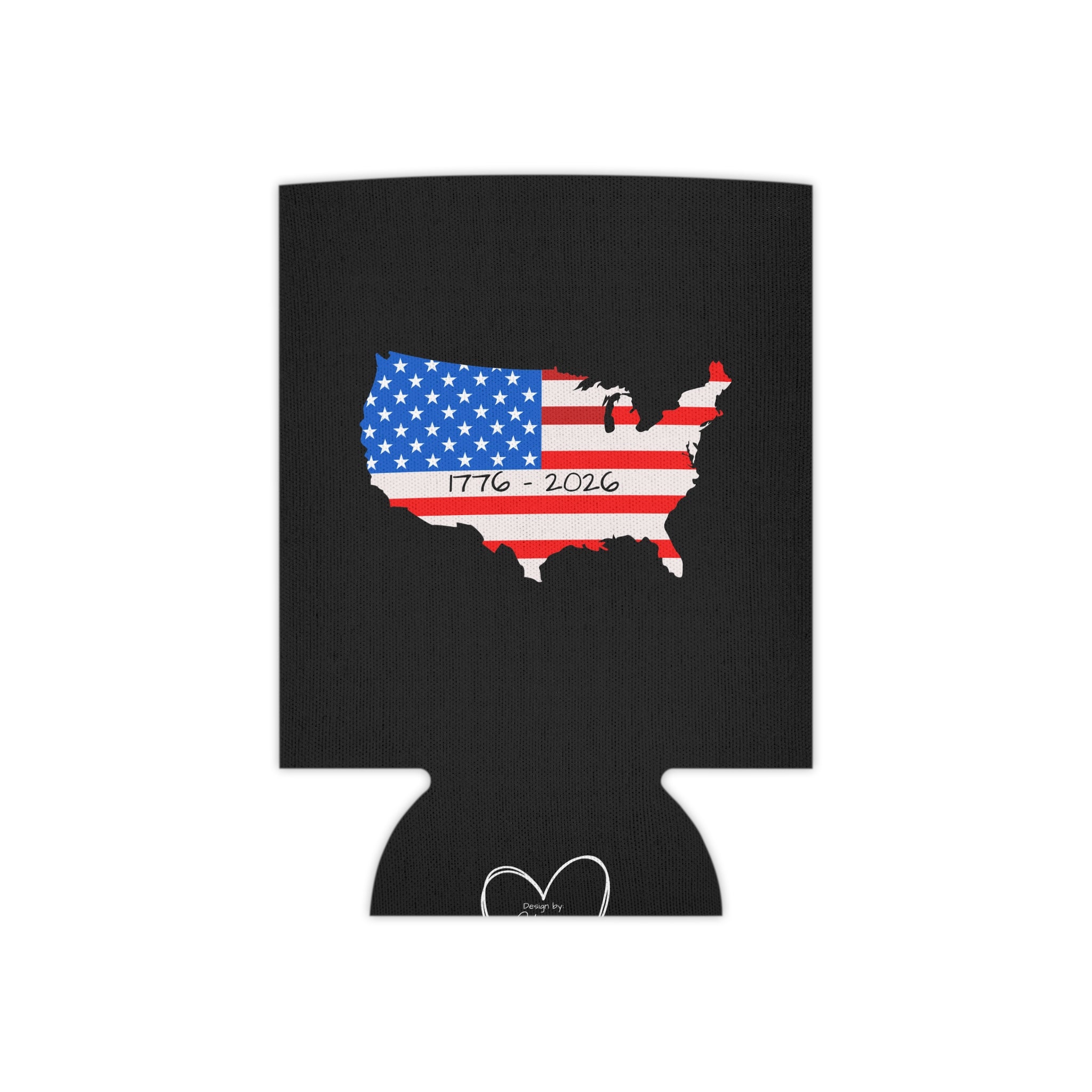 "Union Wrap" America 250 & USA Map Commemorative Can Cooler