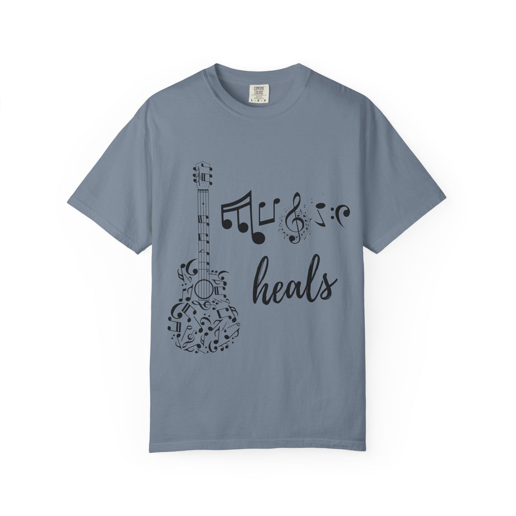 "Music Heals" Graphic Tee - Black