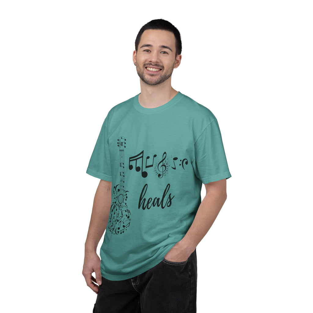 "Music Heals" Graphic Tee - Black