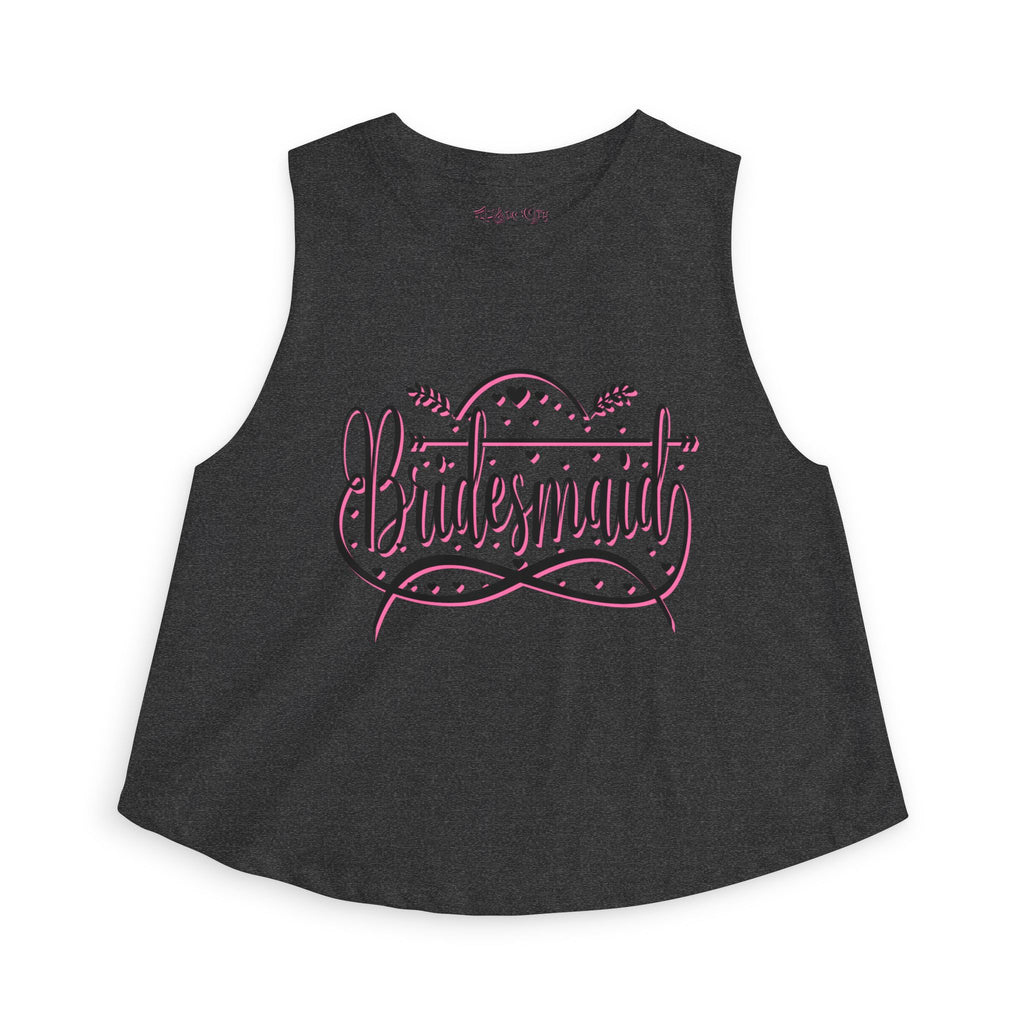 "Bridesmaid" Crop Top — Bachelorette & Bridal Shower Tank