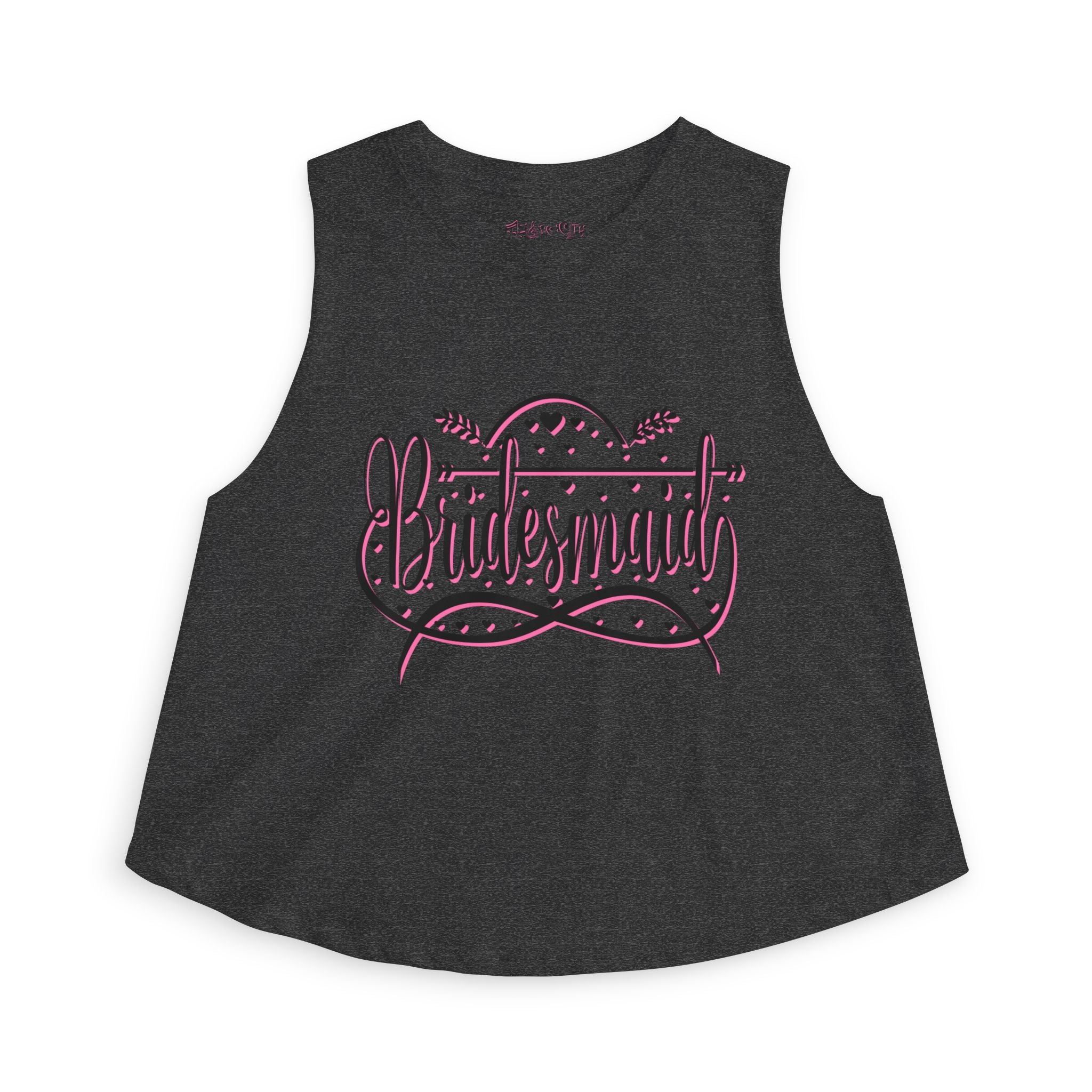 "Bridesmaid" Crop Top — Bachelorette & Bridal Shower Tank