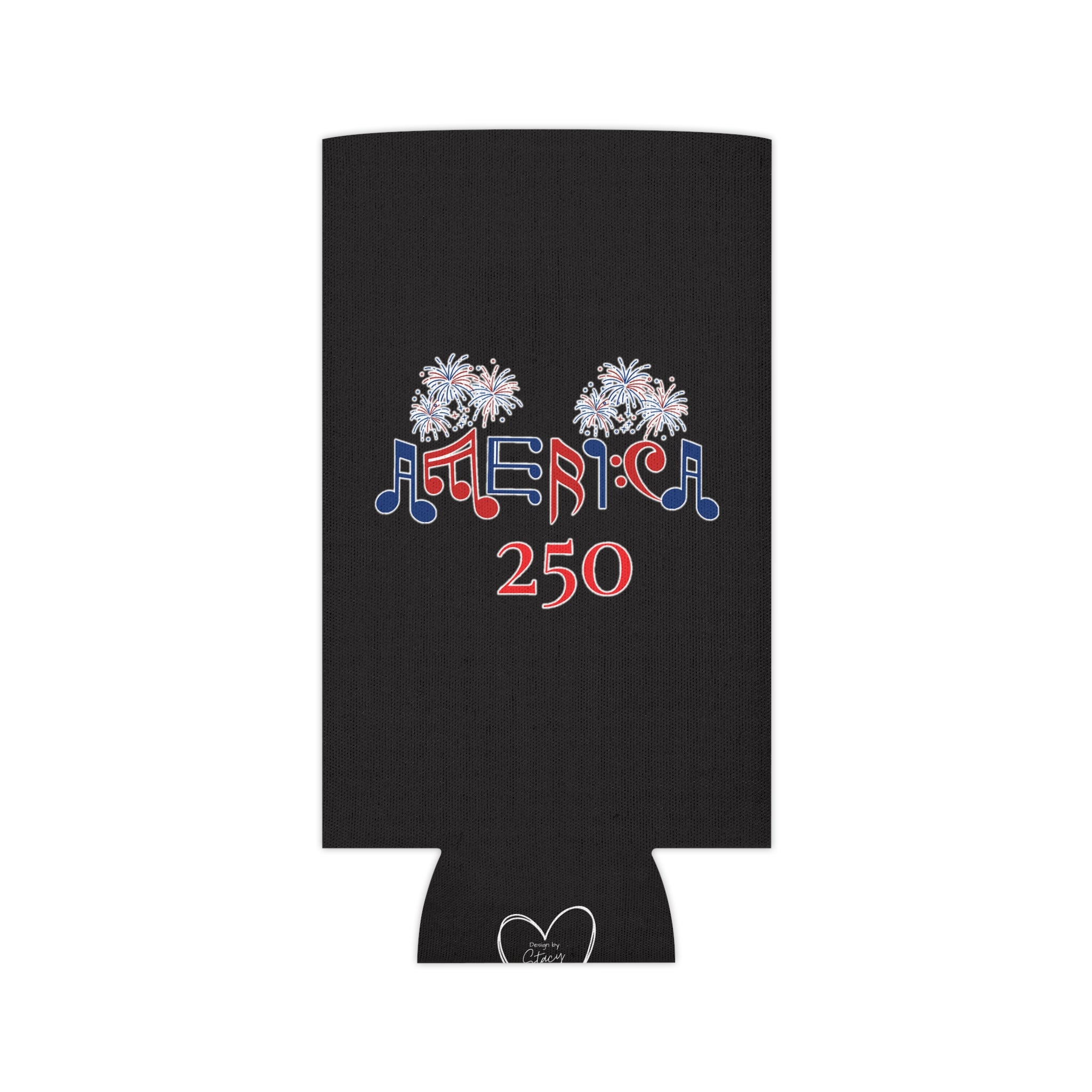 ""America 250 & Patriotic Music City© Guitar" Commemorative Can Cooler