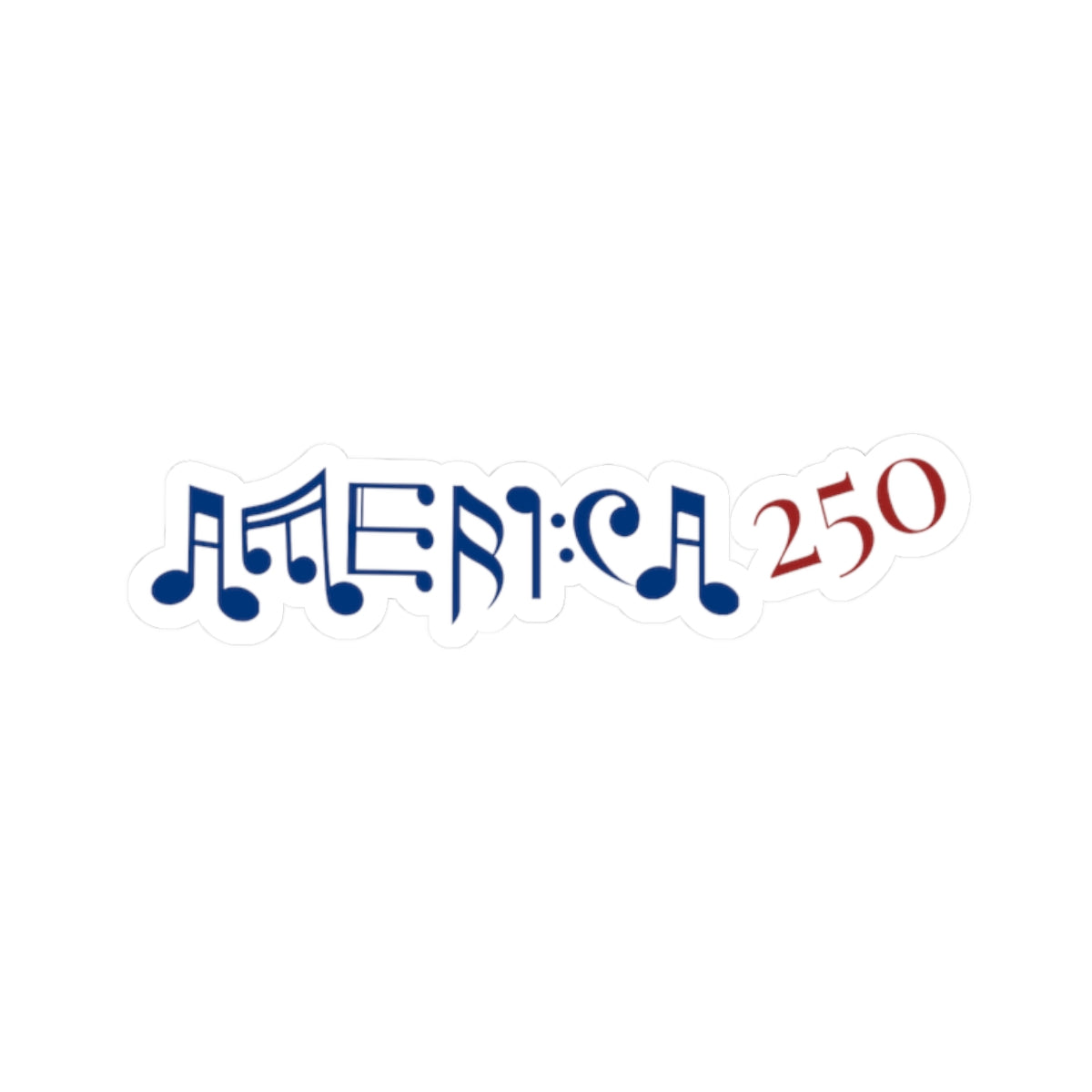 "America 250" Commemorative Kiss-Cut Sticker