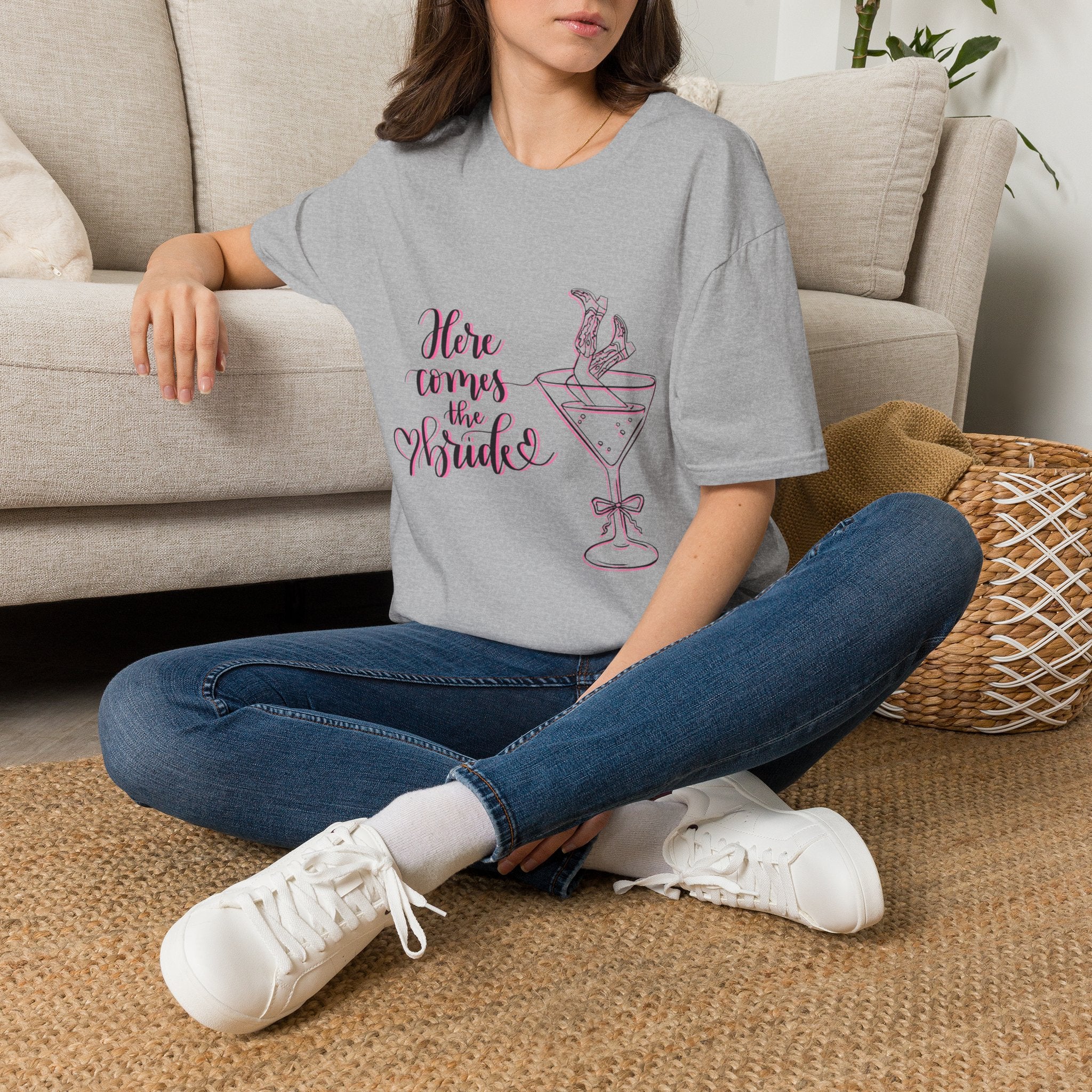 "Music City Bride Tribe: Here Comes the Bride" Tee — Bachelorette Bridal Party Tee