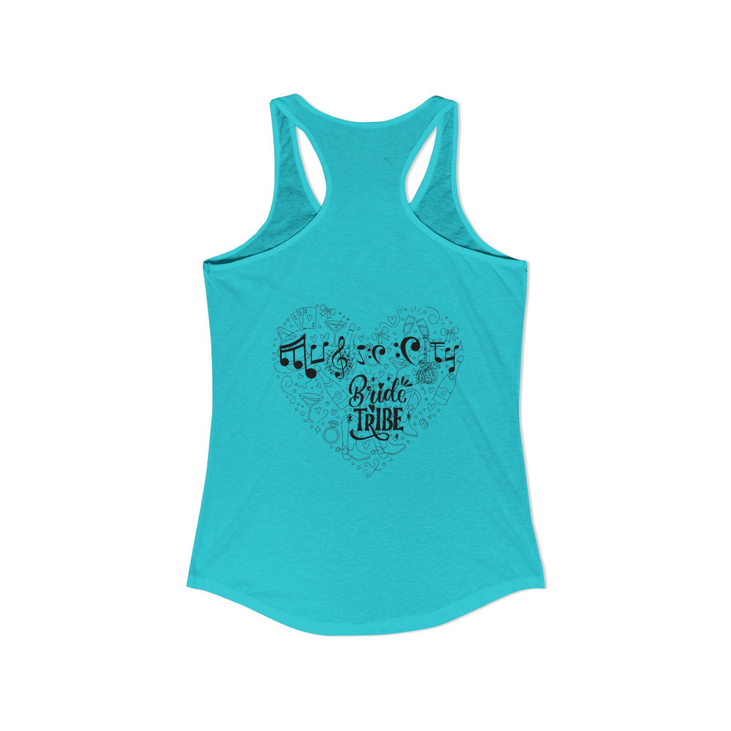 Personalized "Music City Bride Tribe Nash Bach" Racerback Tank - Bachelorette Weekend Wear