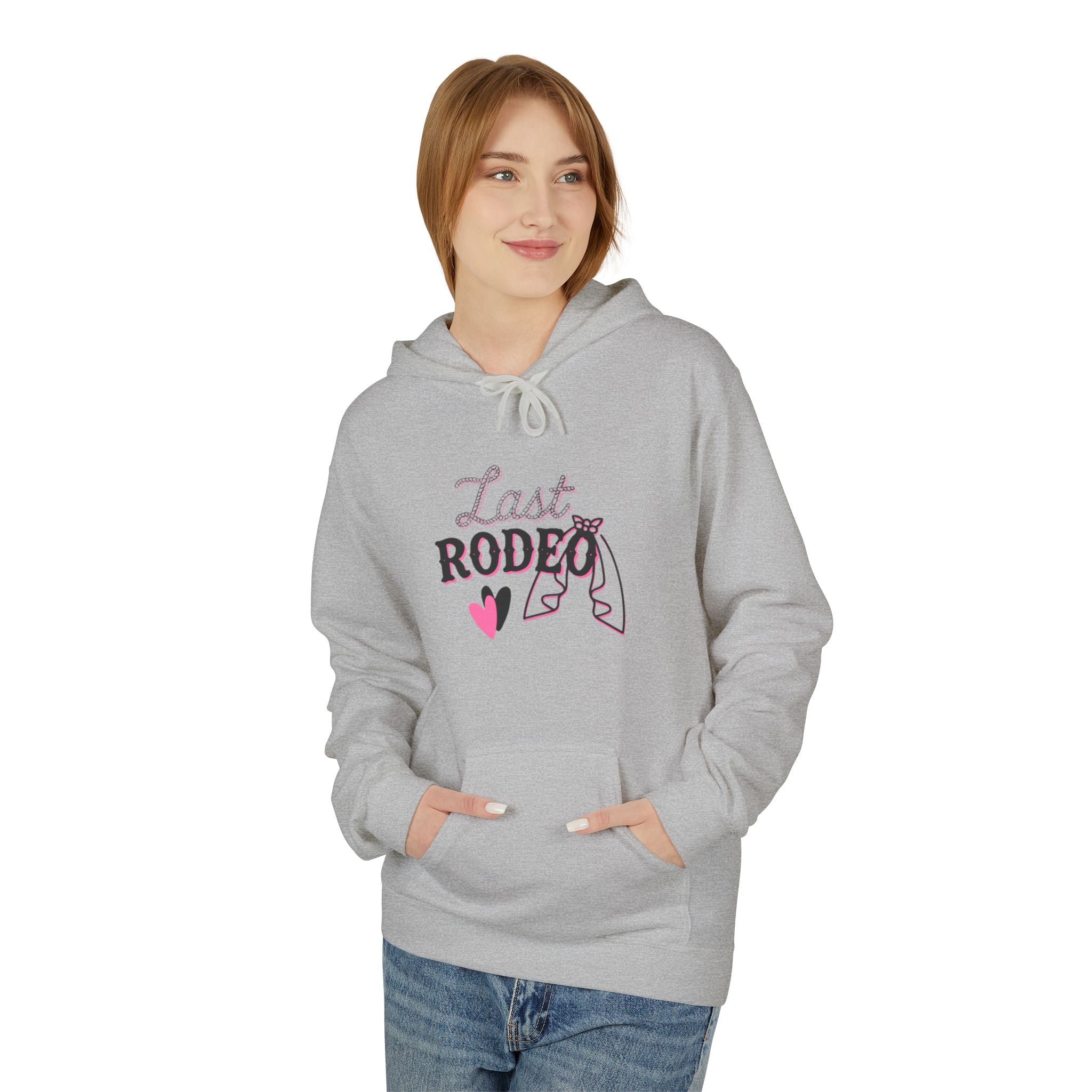 "Last Rodeo" Bride Tribe Hoodie — Bachelorette Party Pullover with Bride Tribe Script