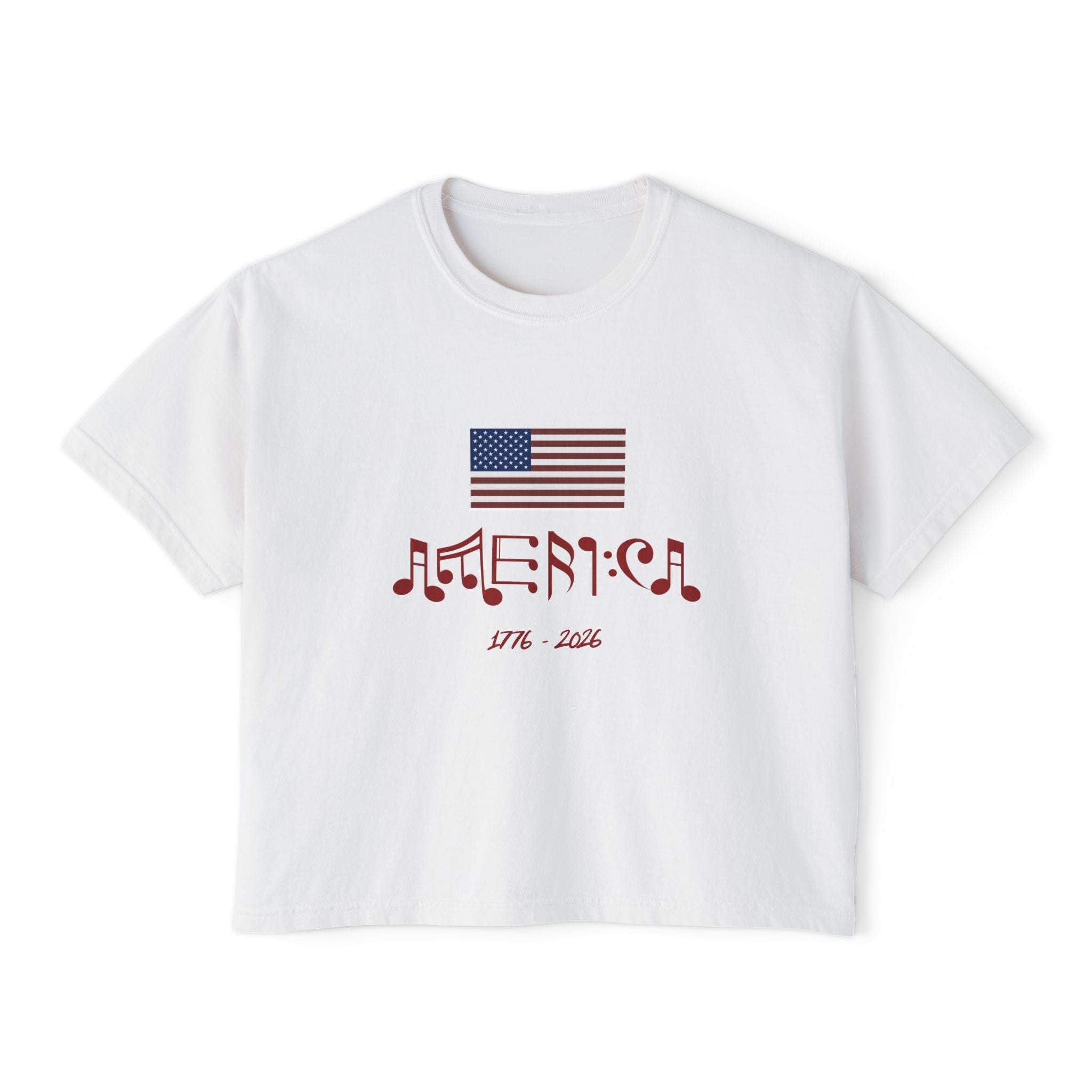"Classic American Cadence" Boxy Ladies Tee