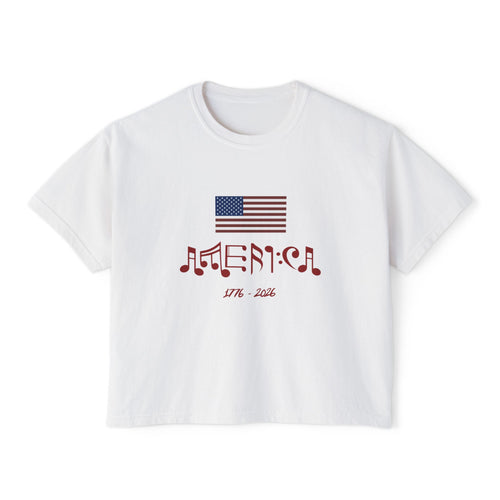 "Classic American Cadence" Boxy Ladies Tee