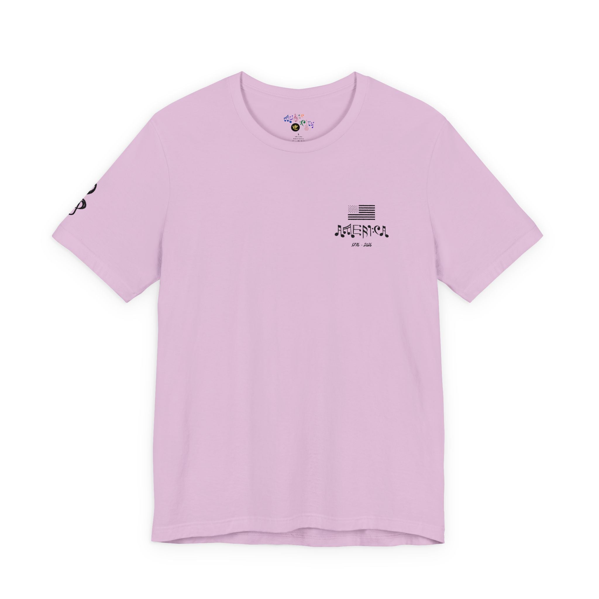   "Stars & Stitch" Embroidered American Flag Tee